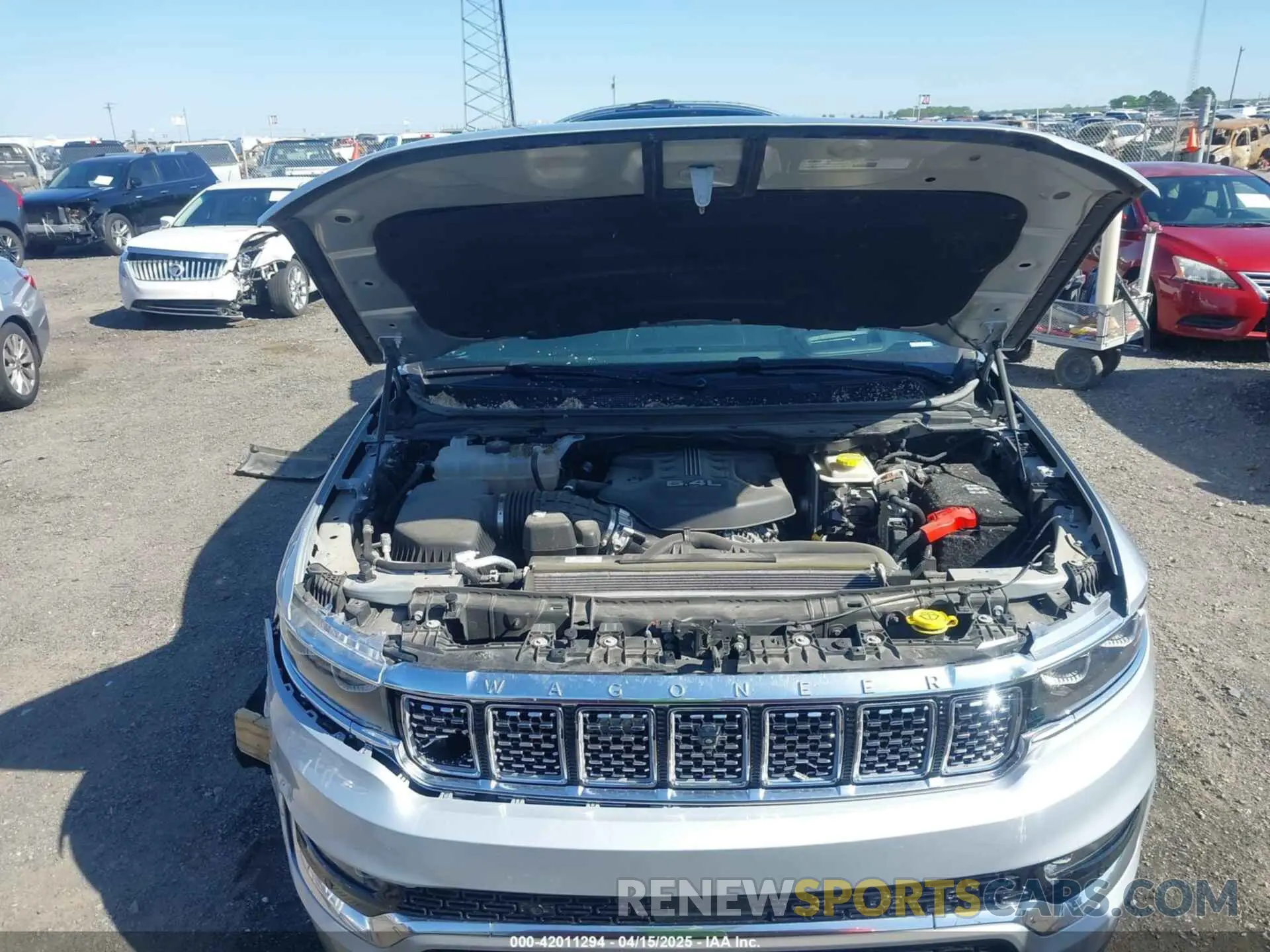 10 fotografías del automóvil dañado 1C4SJVFJXNS167187 JEEP GRAND WAGONEER 2022