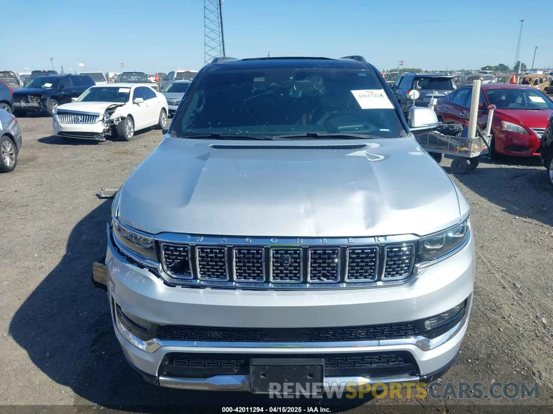 12 fotografías del automóvil dañado 1C4SJVFJXNS167187 JEEP GRAND WAGONEER 2022