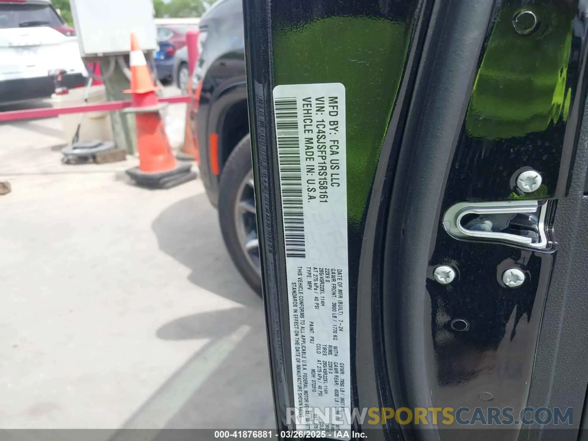9 fotografías del automóvil dañado 1C4SJSFP1RS158161 JEEP GRAND WAGONEER L 2024