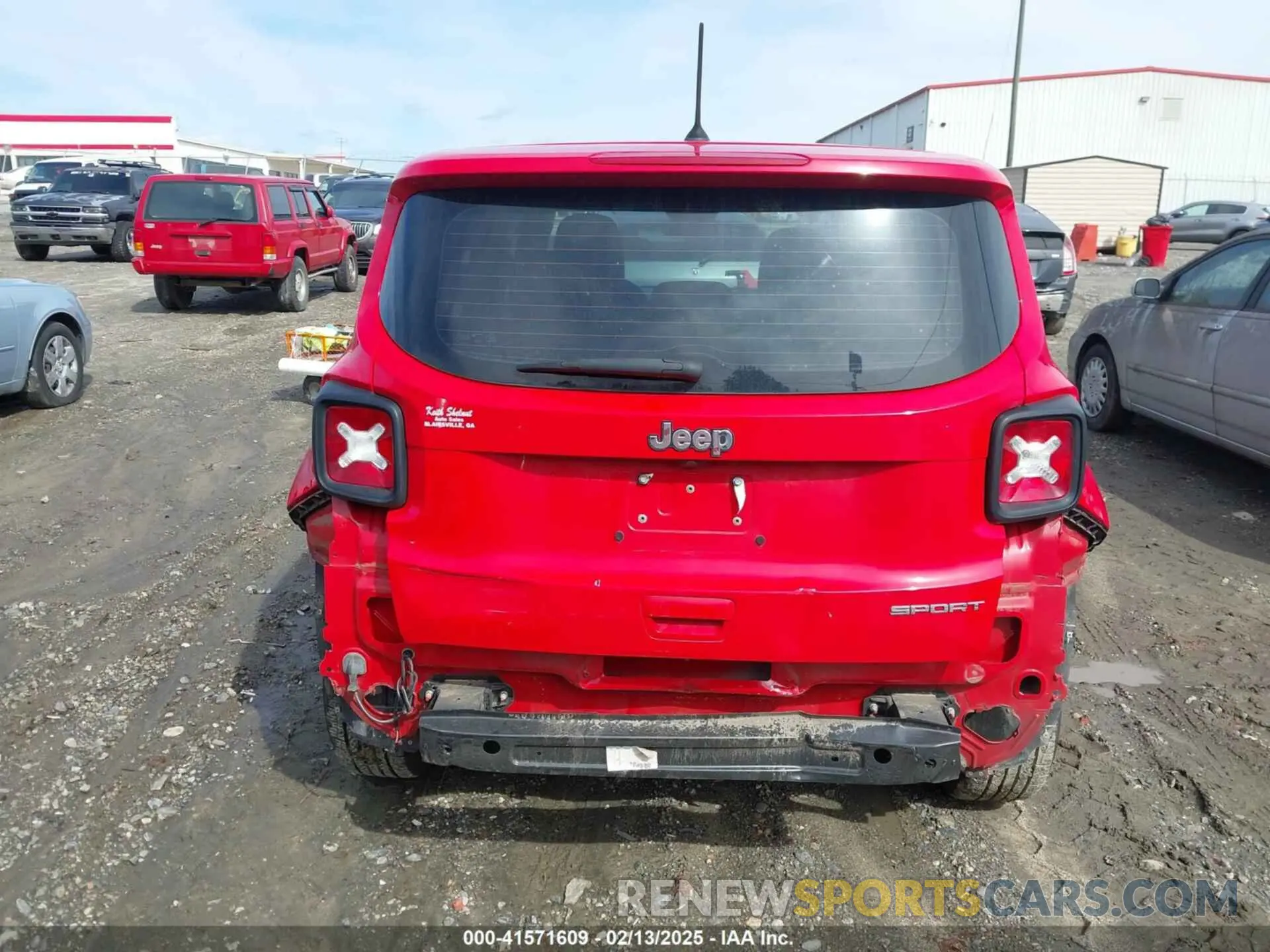 17 fotografías del automóvil dañado ZACNJAAB8KPK37967 JEEP RENEGADE 2019