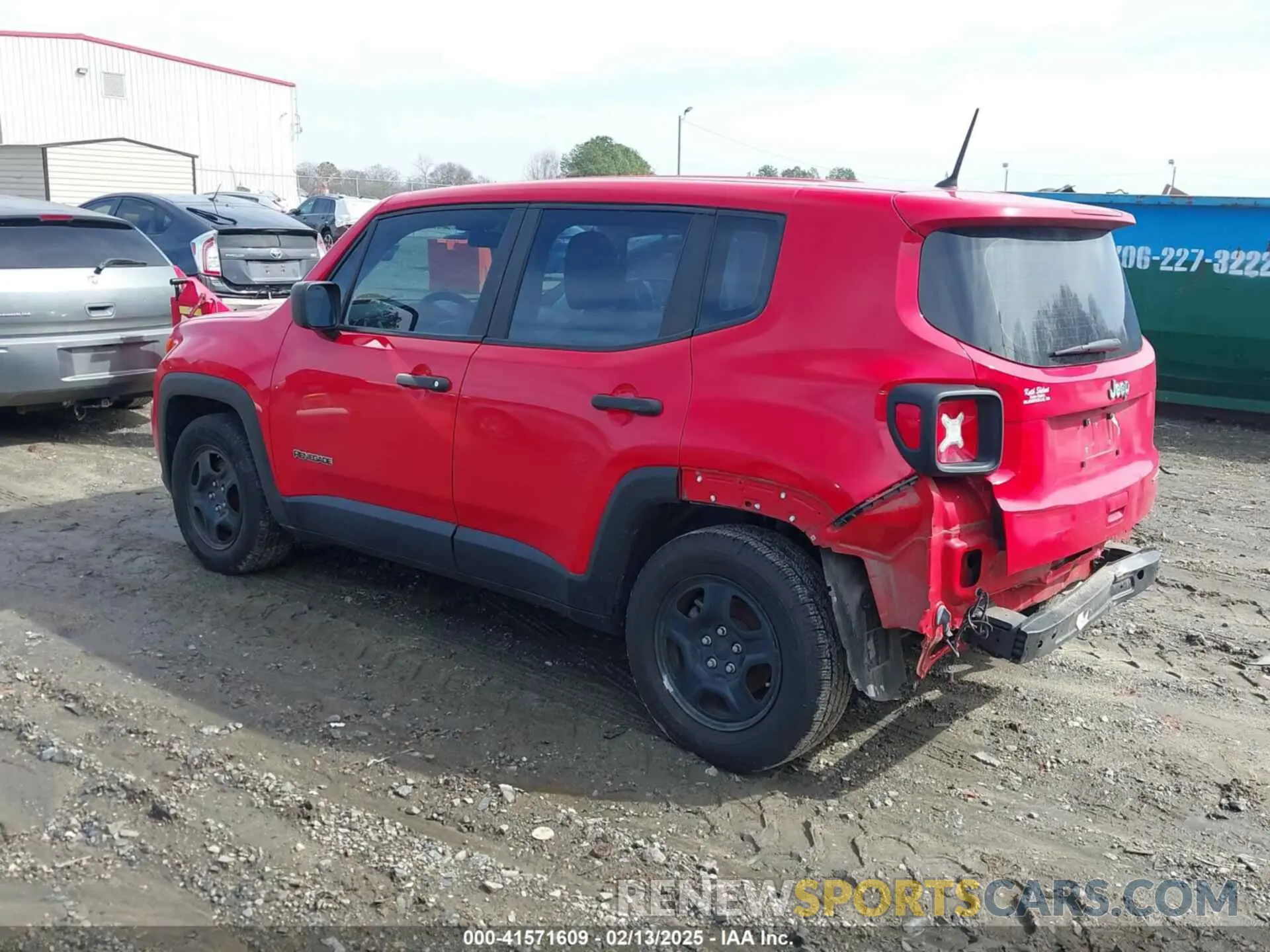 3 fotografías del automóvil dañado ZACNJAAB8KPK37967 JEEP RENEGADE 2019