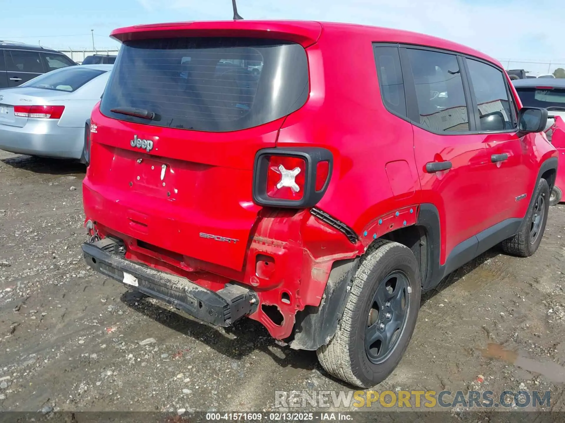 6 fotografías del automóvil dañado ZACNJAAB8KPK37967 JEEP RENEGADE 2019