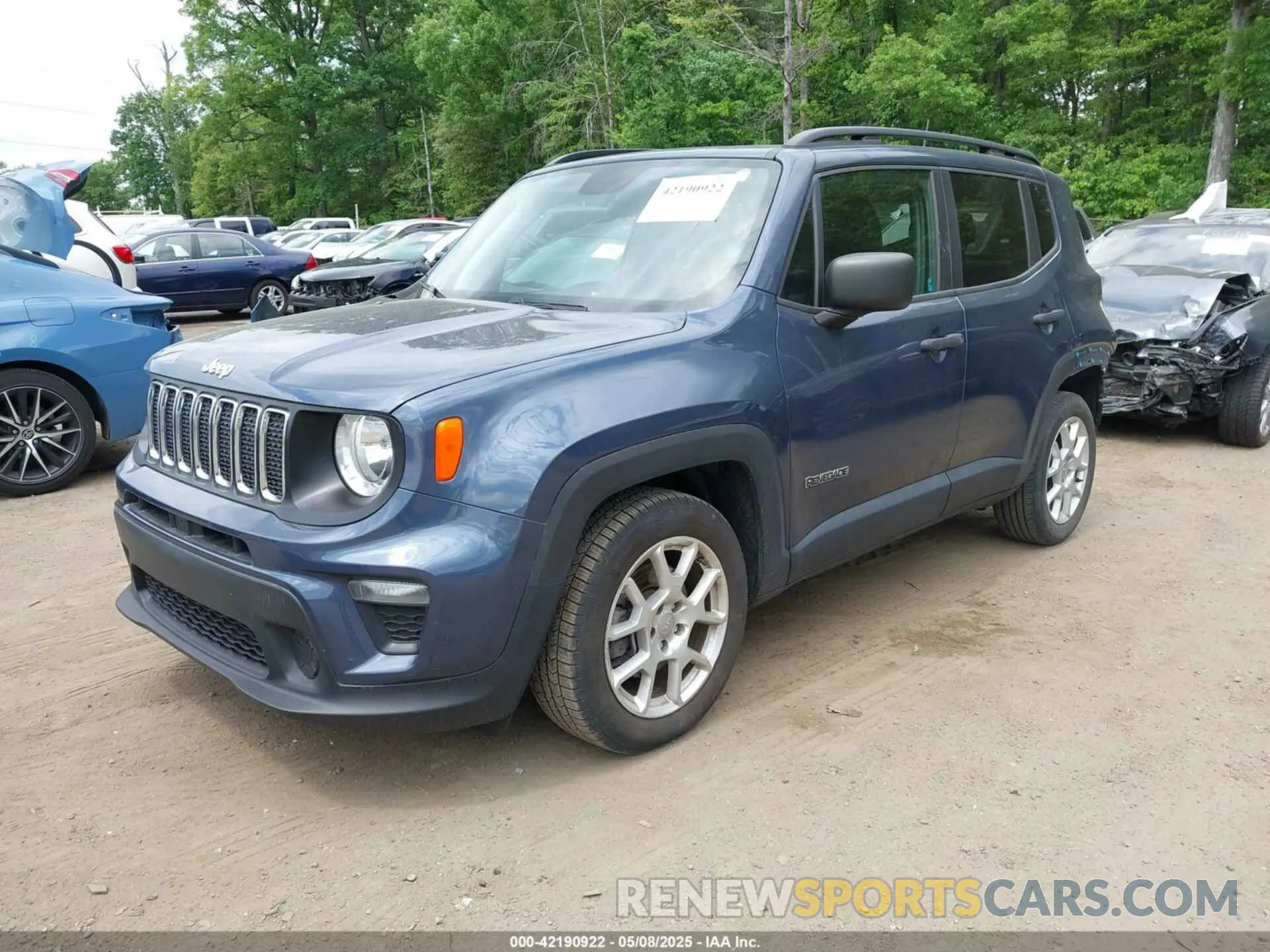 2 fotografías del automóvil dañado ZACNJAAB9KPK76101 JEEP RENEGADE 2019