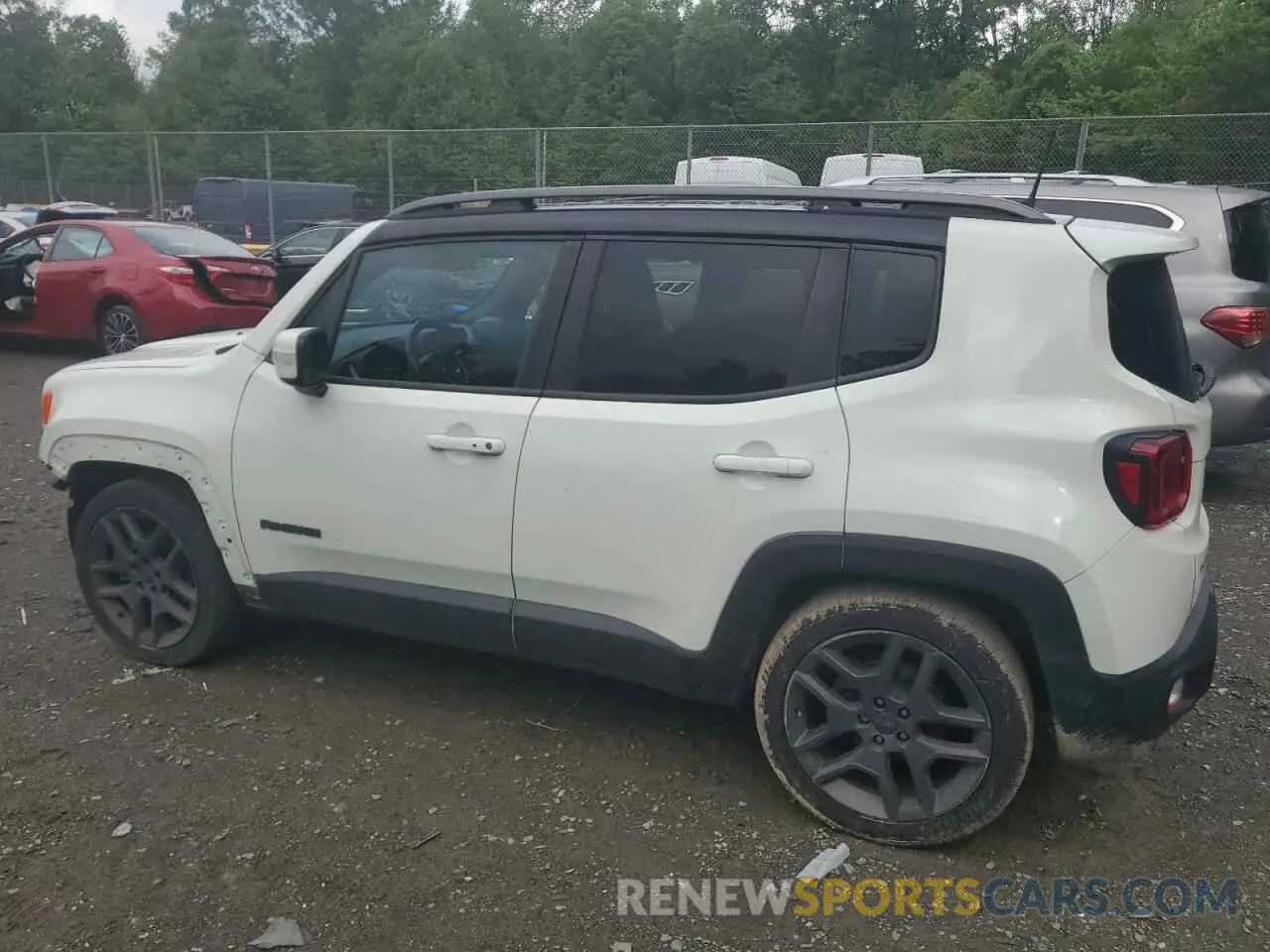 2 fotografías del automóvil dañado ZACNJAB13KPK50521 JEEP RENEGADE 2019