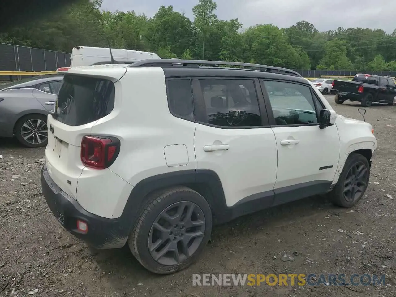 3 fotografías del automóvil dañado ZACNJAB13KPK50521 JEEP RENEGADE 2019