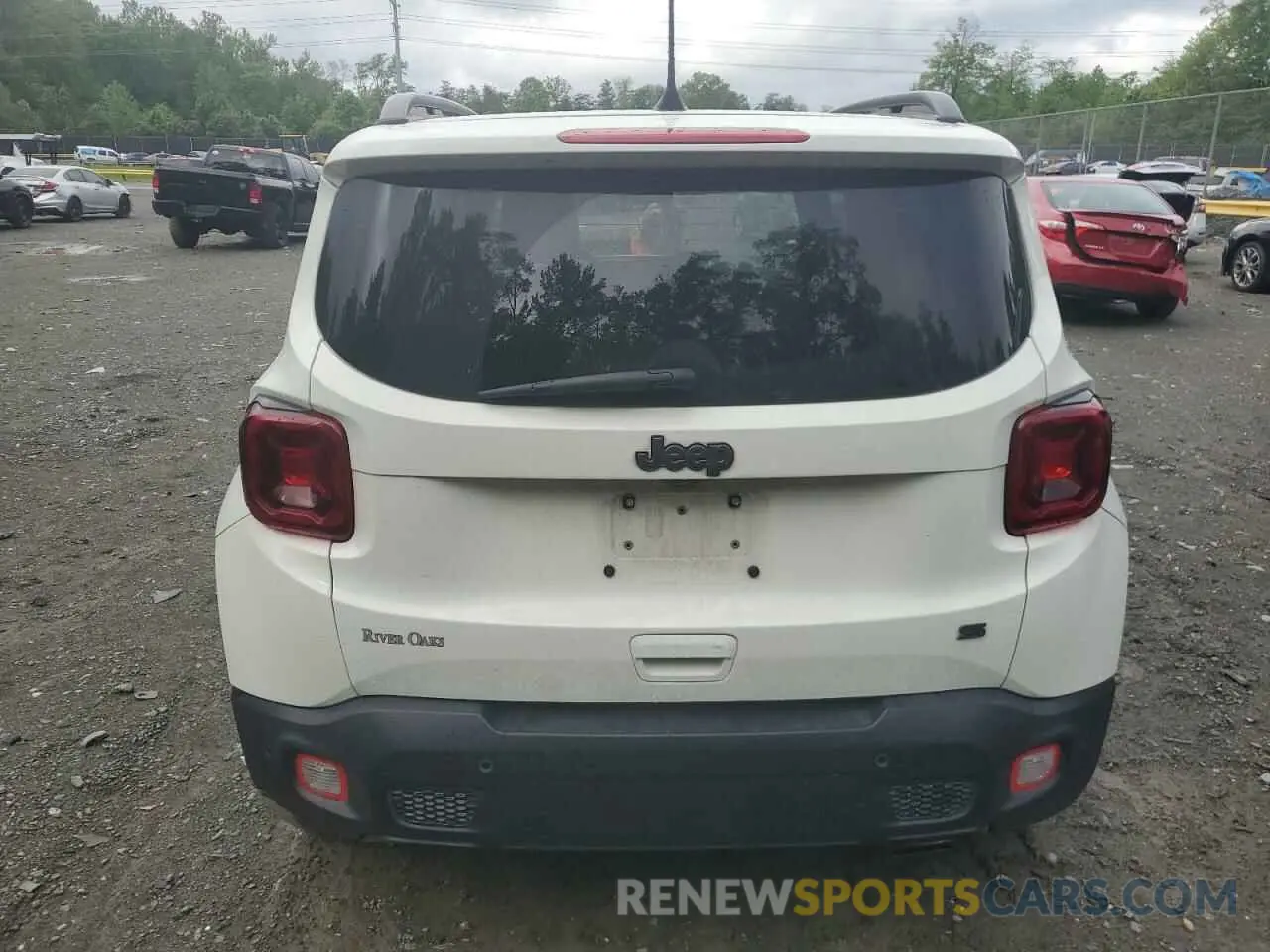 6 fotografías del automóvil dañado ZACNJAB13KPK50521 JEEP RENEGADE 2019