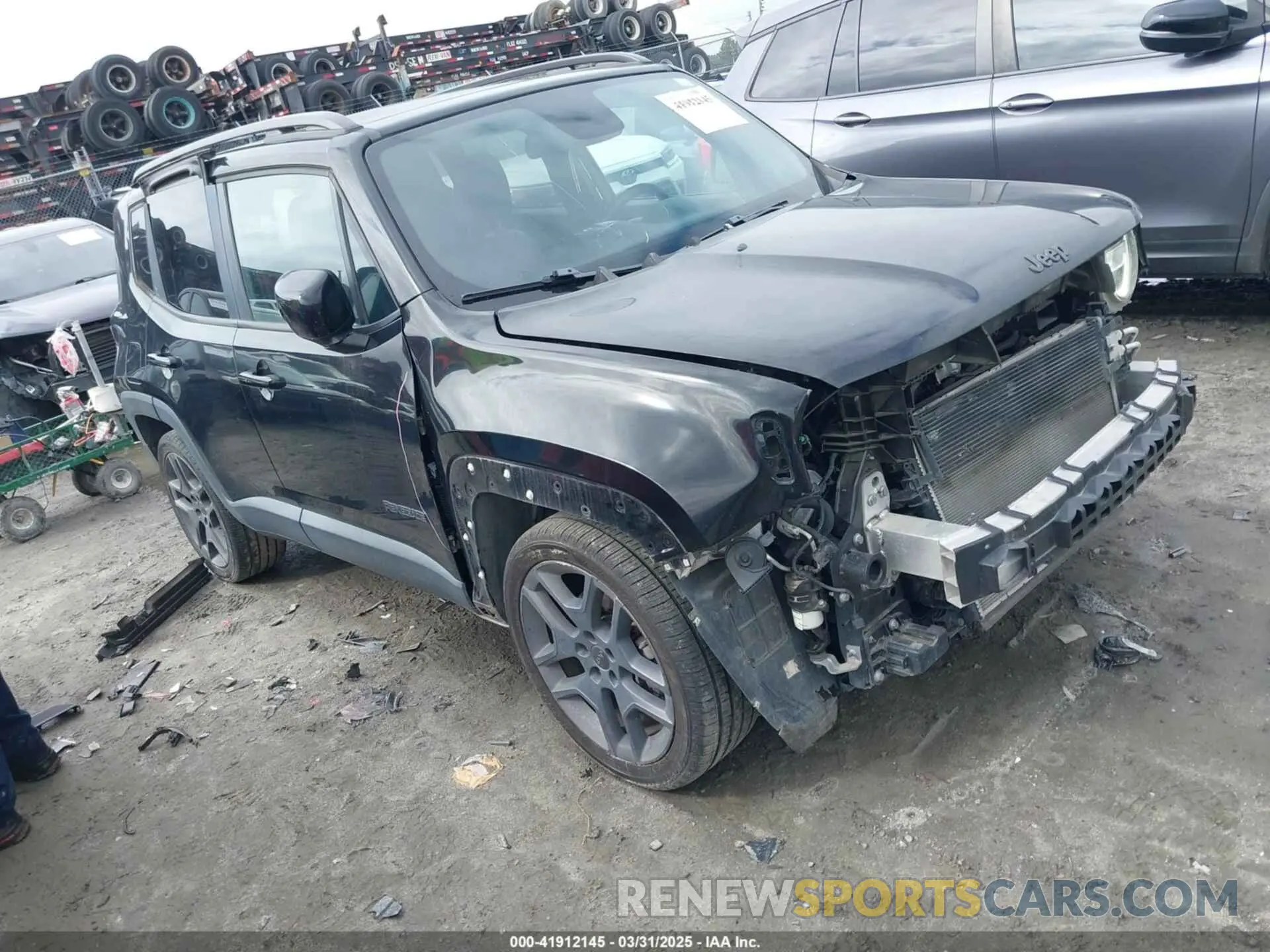 1 fotografías del automóvil dañado ZACNJAB1XKPK02059 JEEP RENEGADE 2019