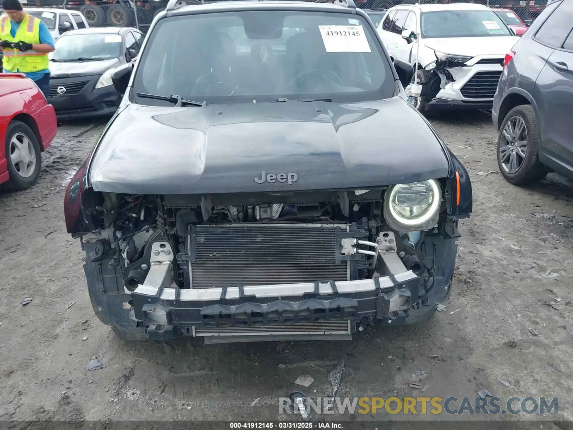 13 fotografías del automóvil dañado ZACNJAB1XKPK02059 JEEP RENEGADE 2019