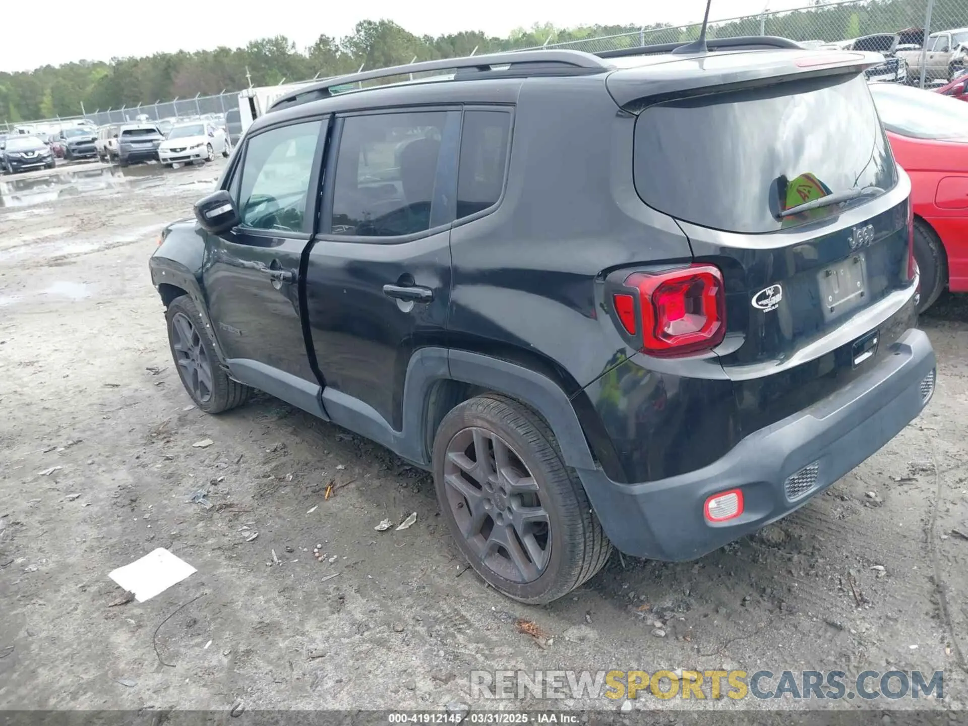 3 fotografías del automóvil dañado ZACNJAB1XKPK02059 JEEP RENEGADE 2019