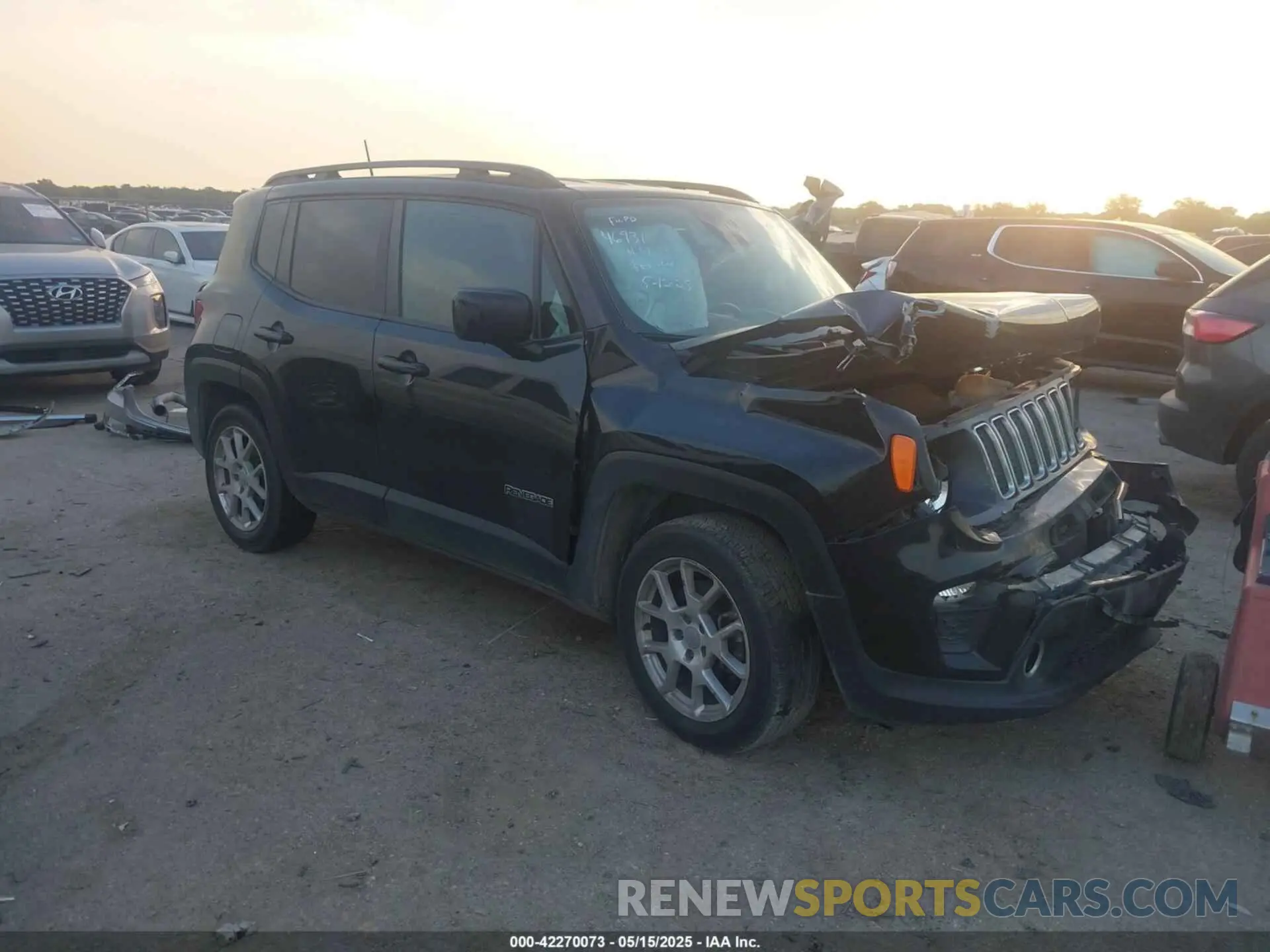 1 fotografías del automóvil dañado ZACNJABB0KPJ75446 JEEP RENEGADE 2019