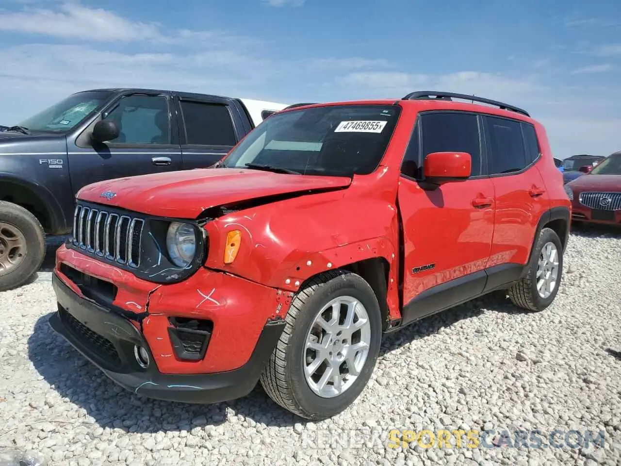 1 fotografías del automóvil dañado ZACNJABB0KPK00863 JEEP RENEGADE 2019