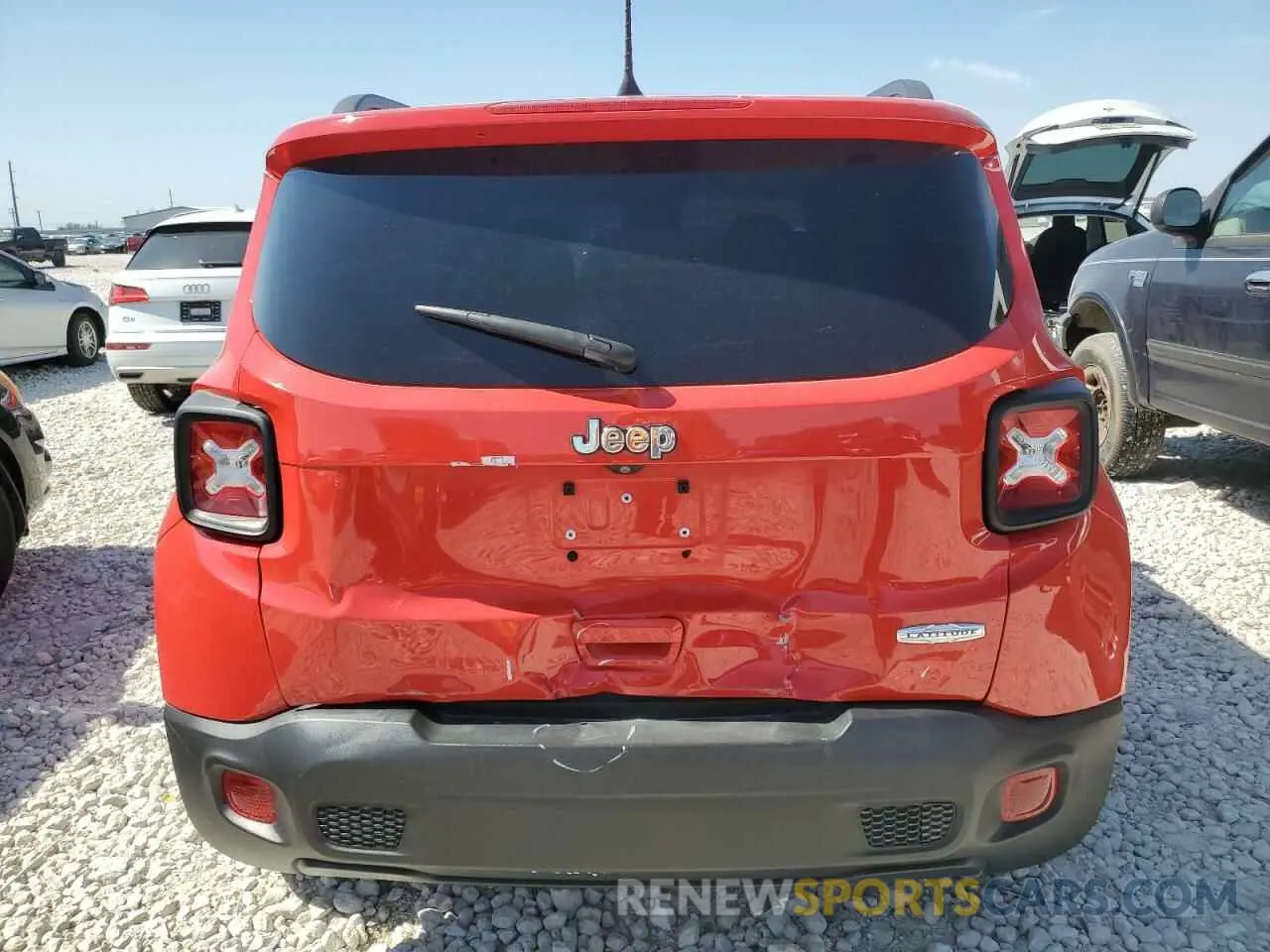 6 fotografías del automóvil dañado ZACNJABB0KPK00863 JEEP RENEGADE 2019