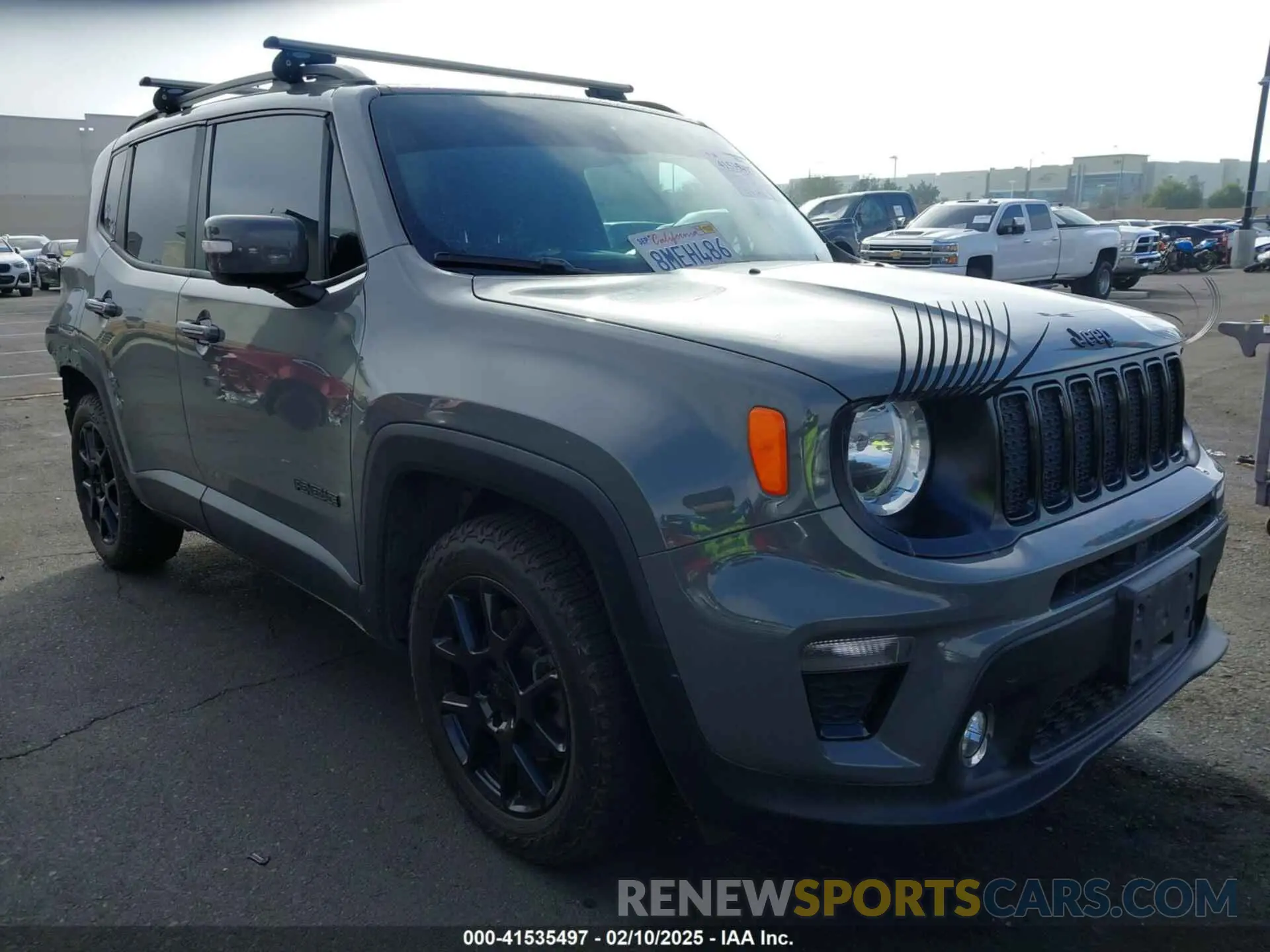 1 fotografías del automóvil dañado ZACNJABB0KPK64076 JEEP RENEGADE 2019