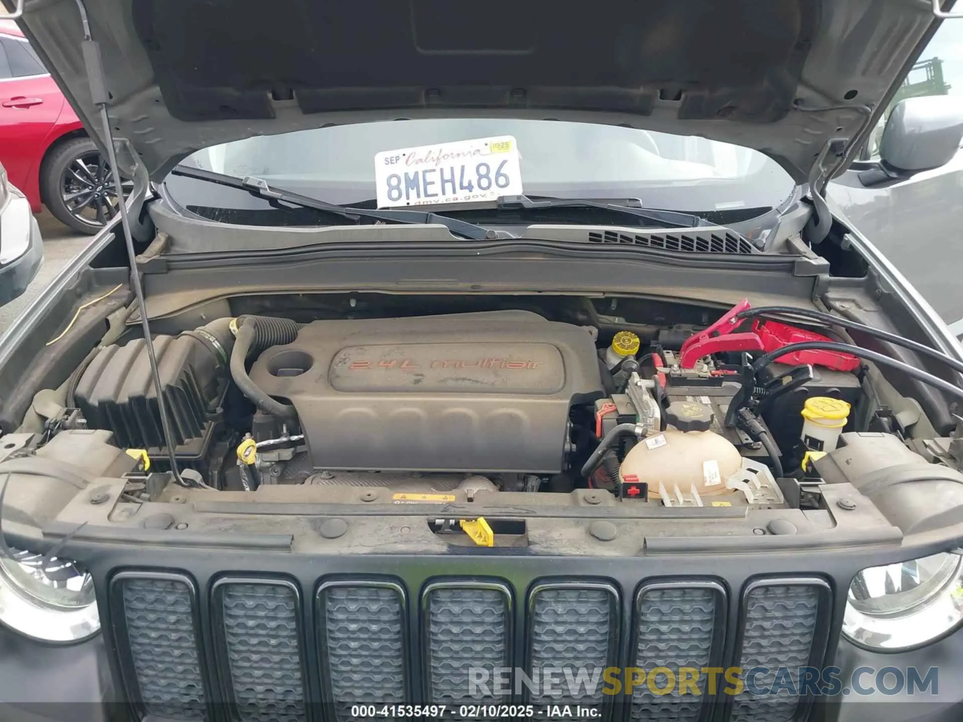 10 fotografías del automóvil dañado ZACNJABB0KPK64076 JEEP RENEGADE 2019