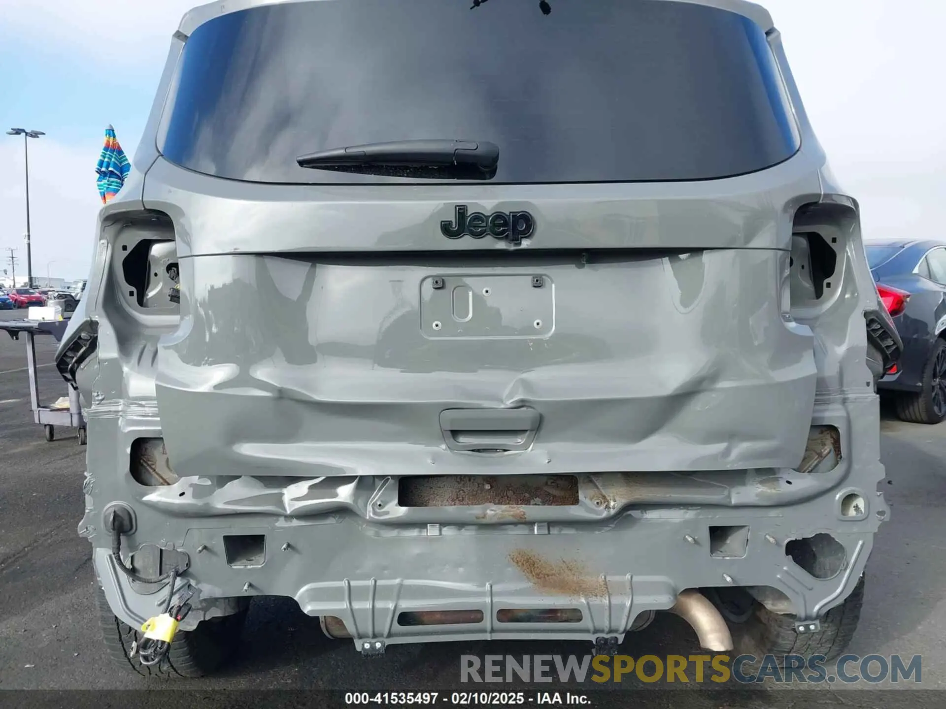 6 fotografías del automóvil dañado ZACNJABB0KPK64076 JEEP RENEGADE 2019