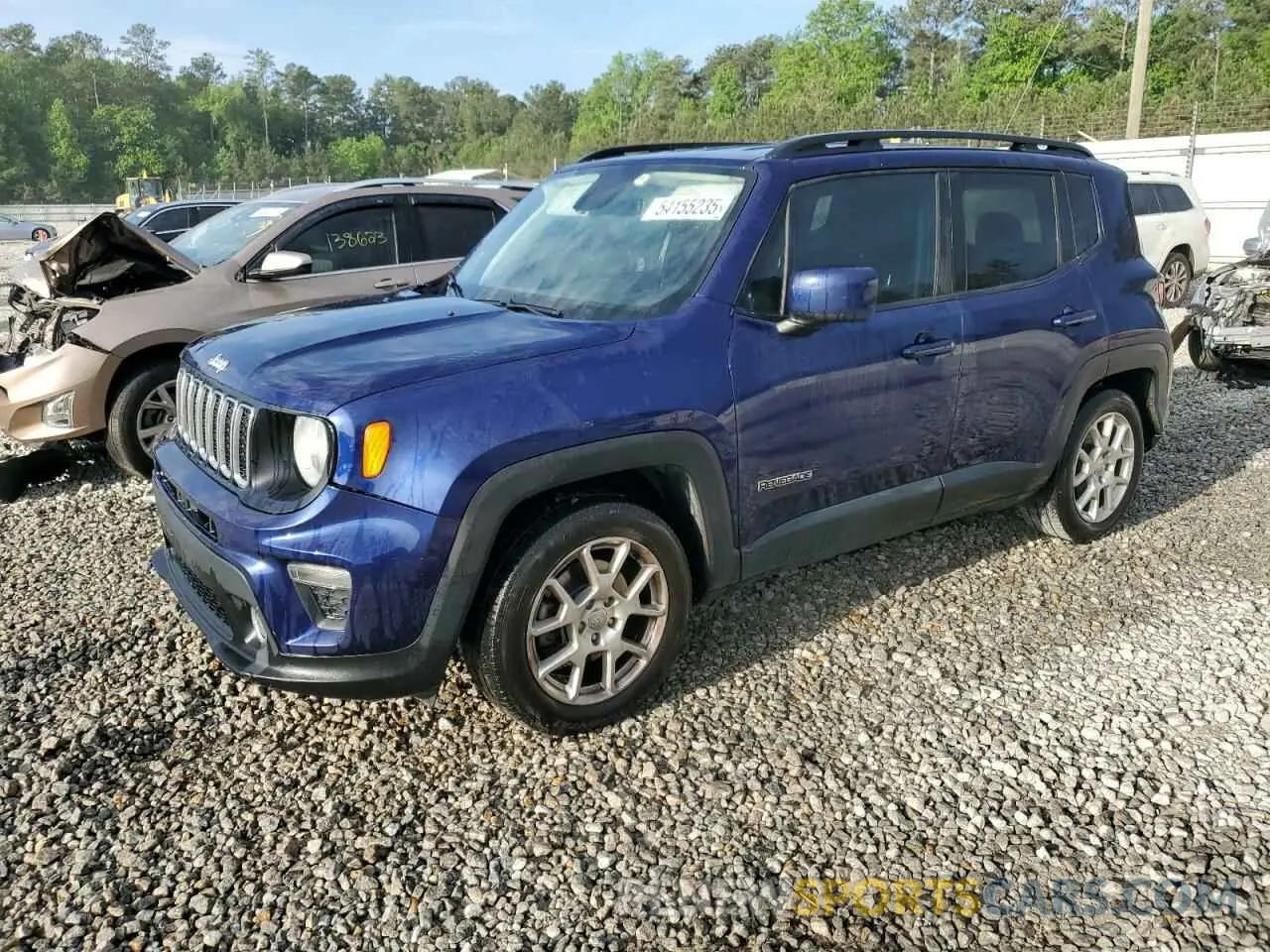 1 fotografías del automóvil dañado ZACNJABB0KPK85011 JEEP RENEGADE 2019