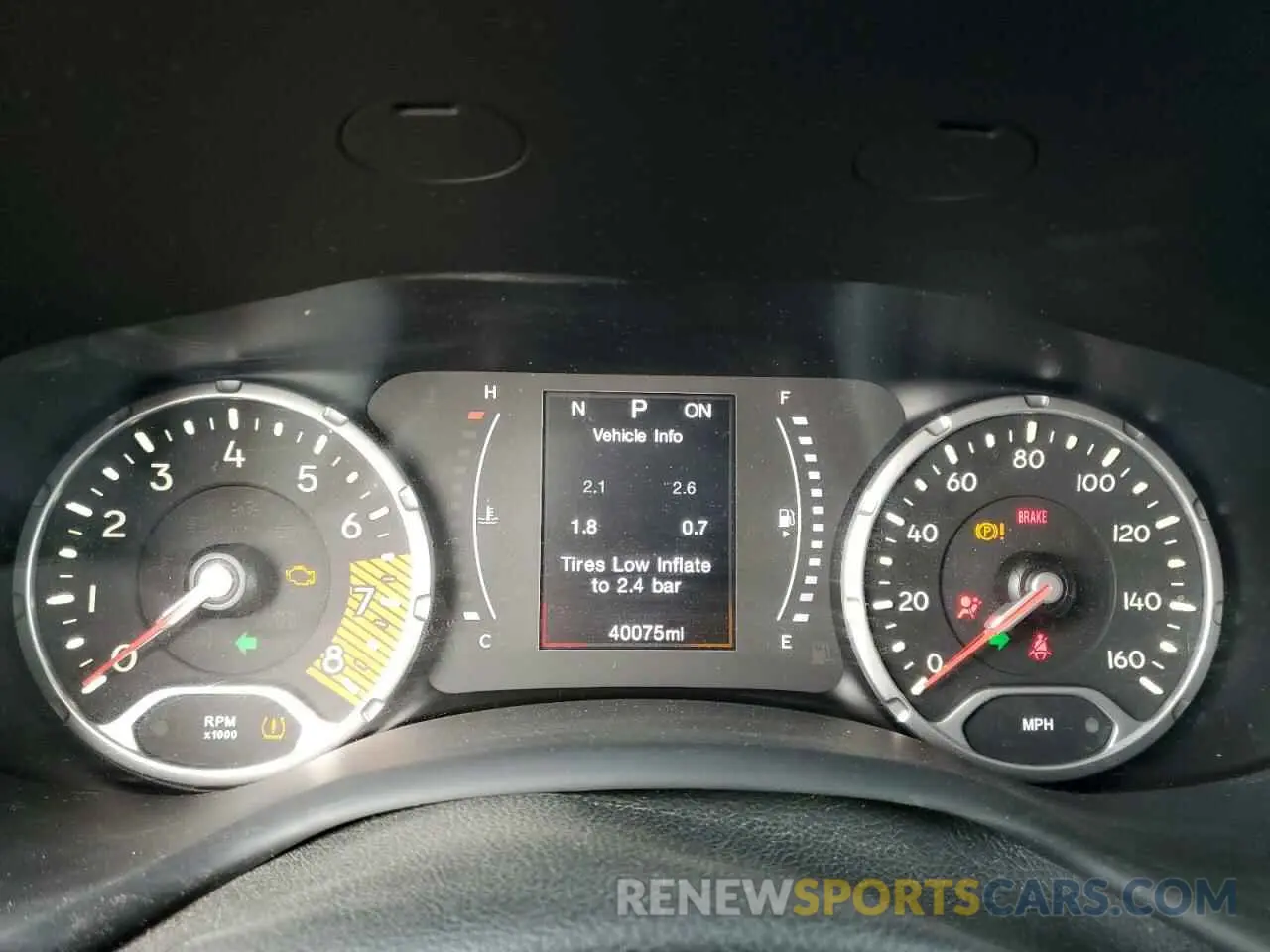 9 fotografías del automóvil dañado ZACNJABB0KPK93447 JEEP RENEGADE 2019