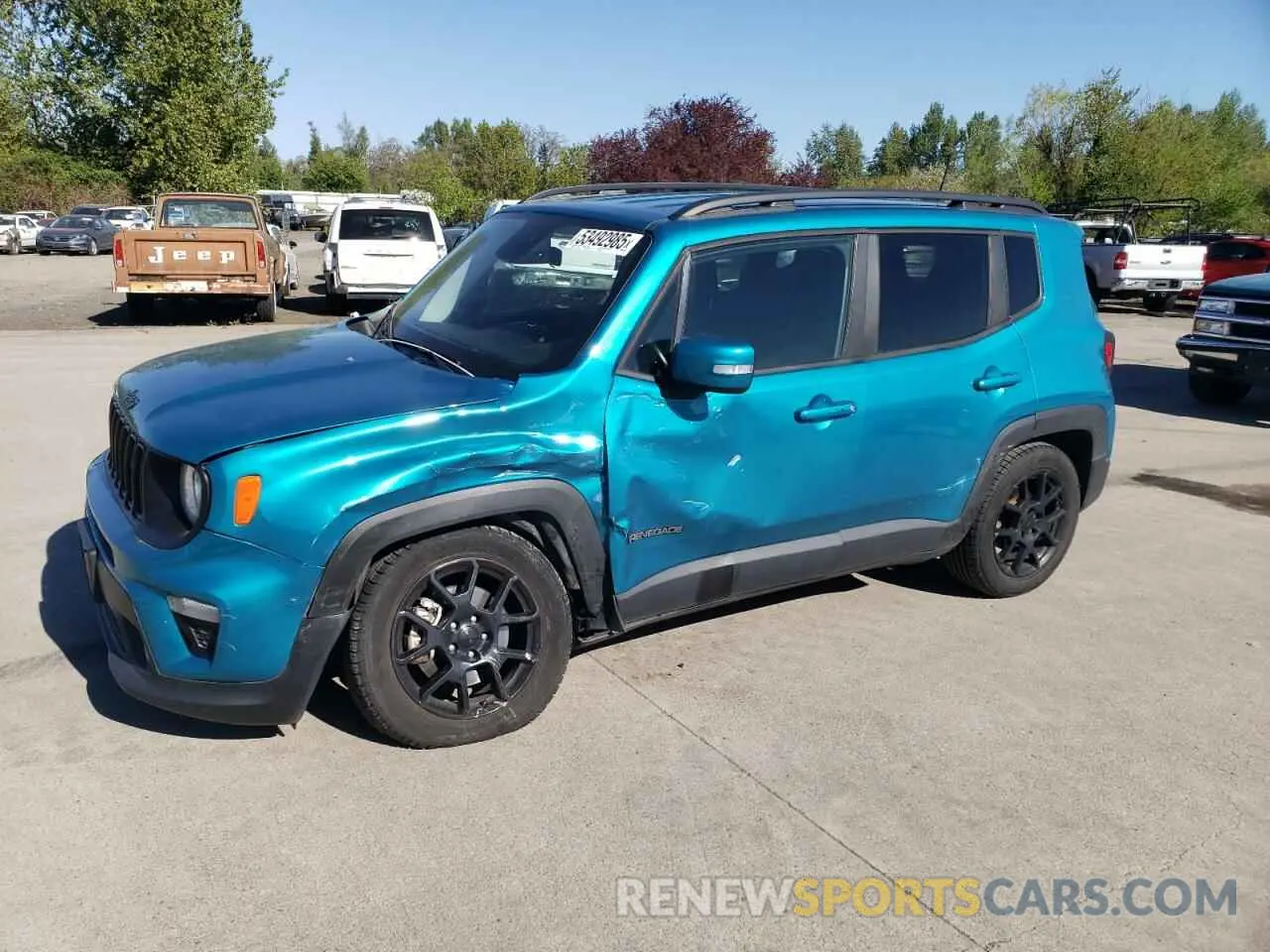 1 fotografías del automóvil dañado ZACNJABB3KPK36000 JEEP RENEGADE 2019