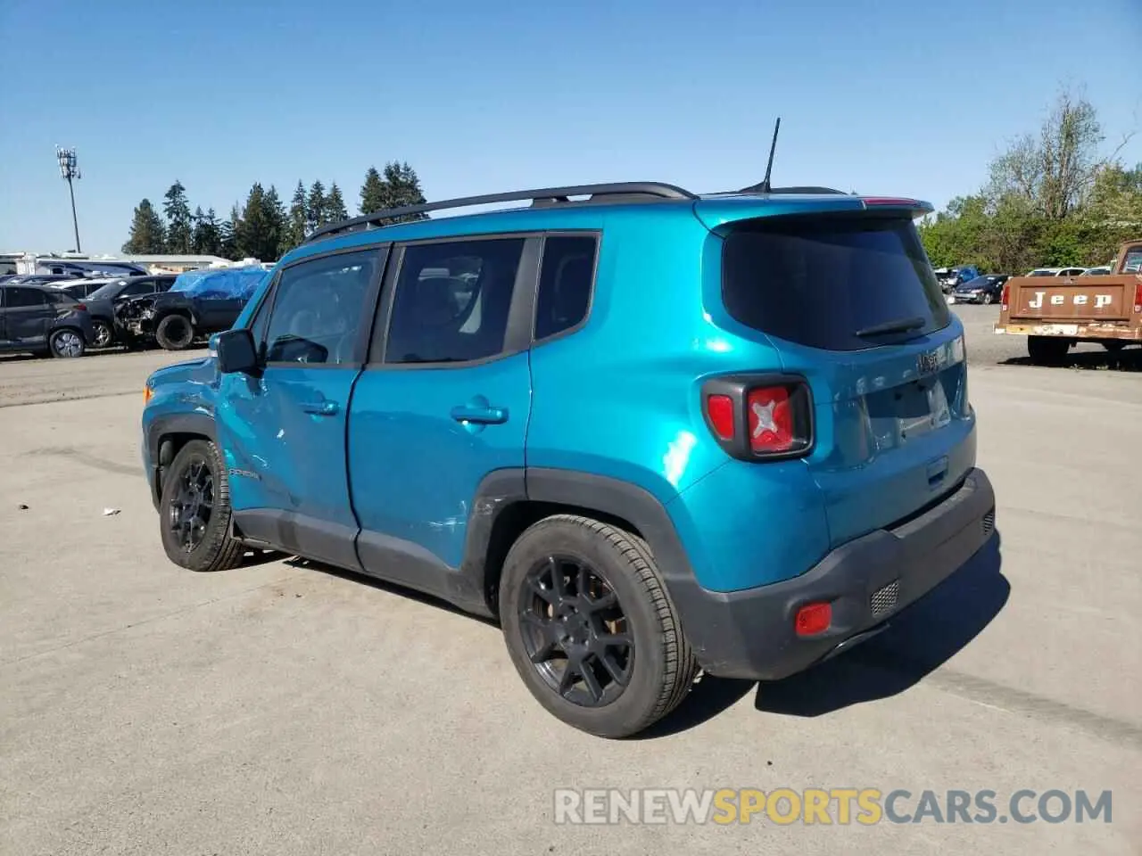 2 fotografías del automóvil dañado ZACNJABB3KPK36000 JEEP RENEGADE 2019