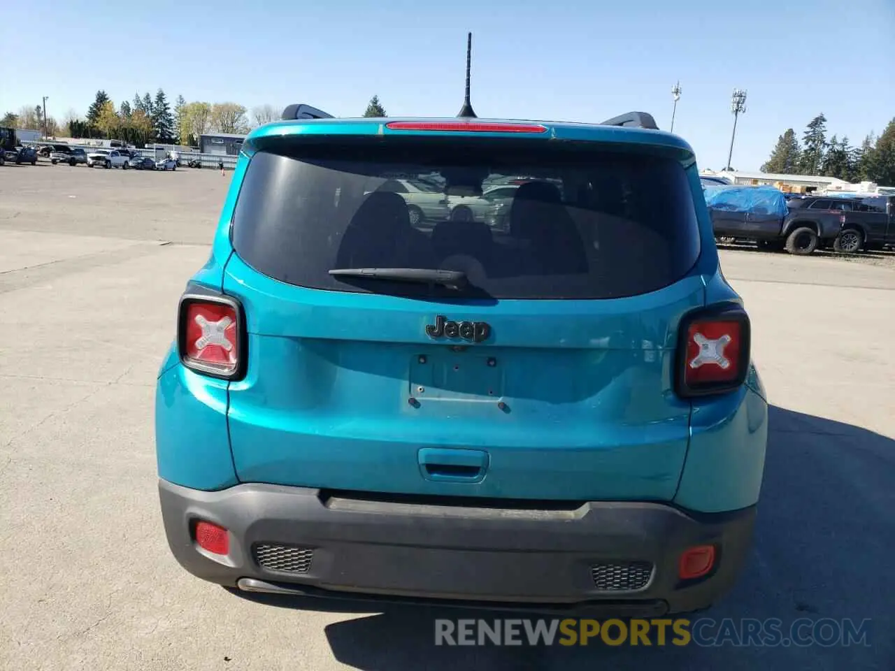 6 fotografías del automóvil dañado ZACNJABB3KPK36000 JEEP RENEGADE 2019