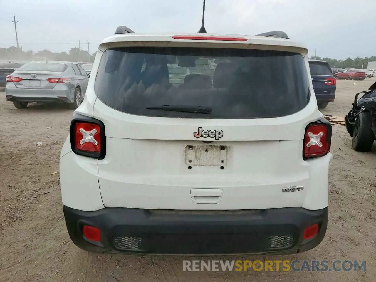 6 fotografías del automóvil dañado ZACNJABB4KPK01448 JEEP RENEGADE 2019