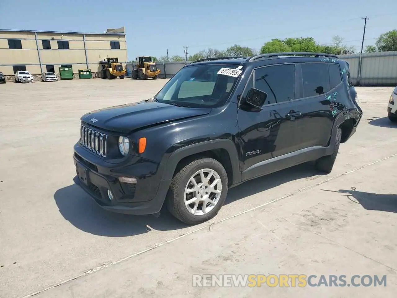 1 fotografías del automóvil dañado ZACNJABB5KPJ84904 JEEP RENEGADE 2019