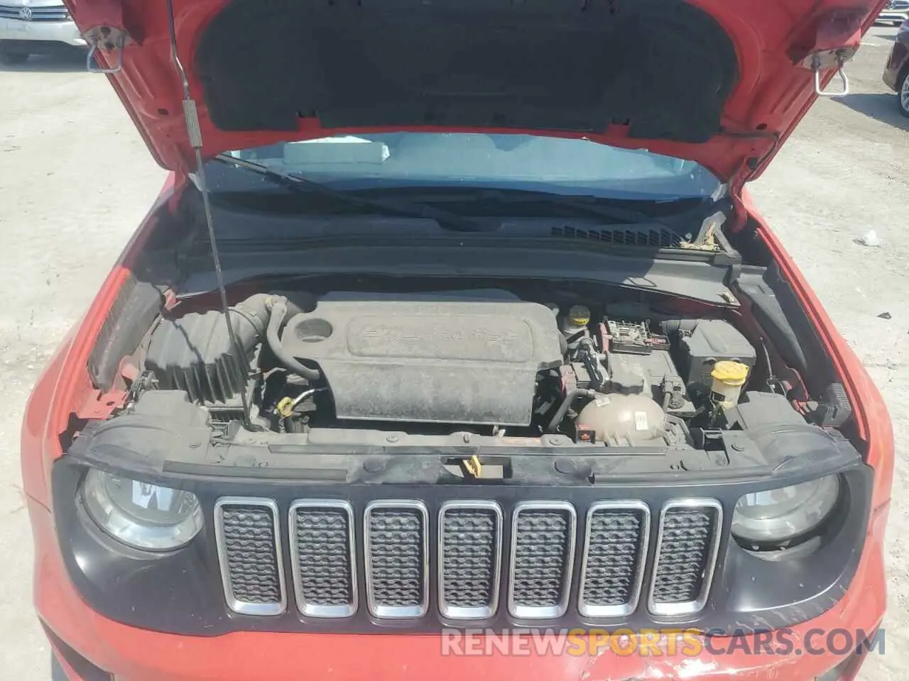 12 fotografías del automóvil dañado ZACNJABB5KPK83464 JEEP RENEGADE 2019