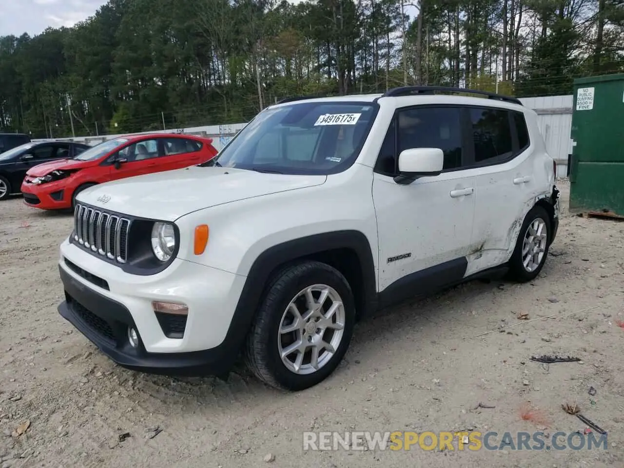 1 fotografías del automóvil dañado ZACNJABB6KPK50702 JEEP RENEGADE 2019