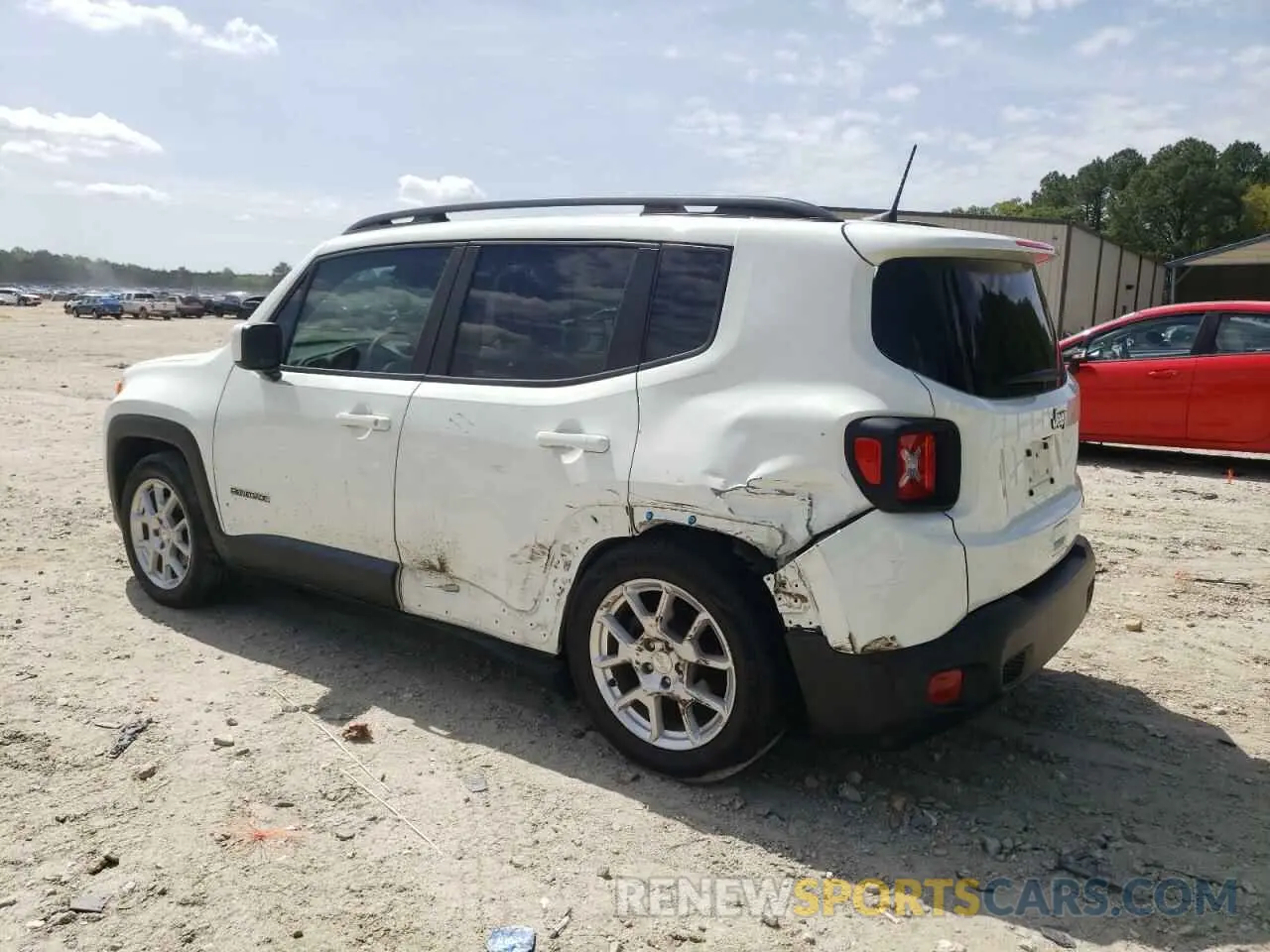 2 fotografías del automóvil dañado ZACNJABB6KPK50702 JEEP RENEGADE 2019