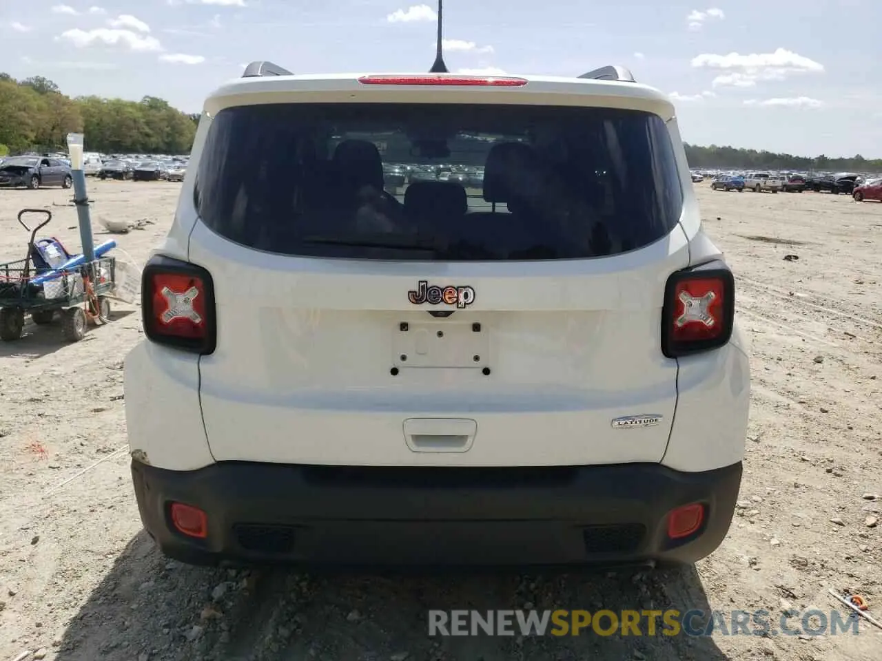 6 fotografías del automóvil dañado ZACNJABB6KPK50702 JEEP RENEGADE 2019