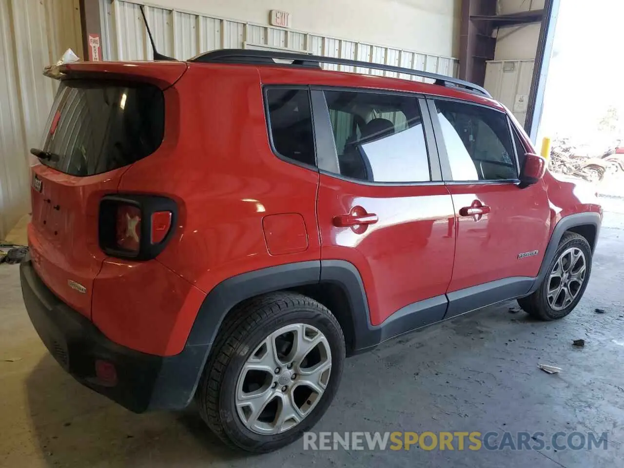 3 fotografías del automóvil dañado ZACNJABB7KPJ77761 JEEP RENEGADE 2019