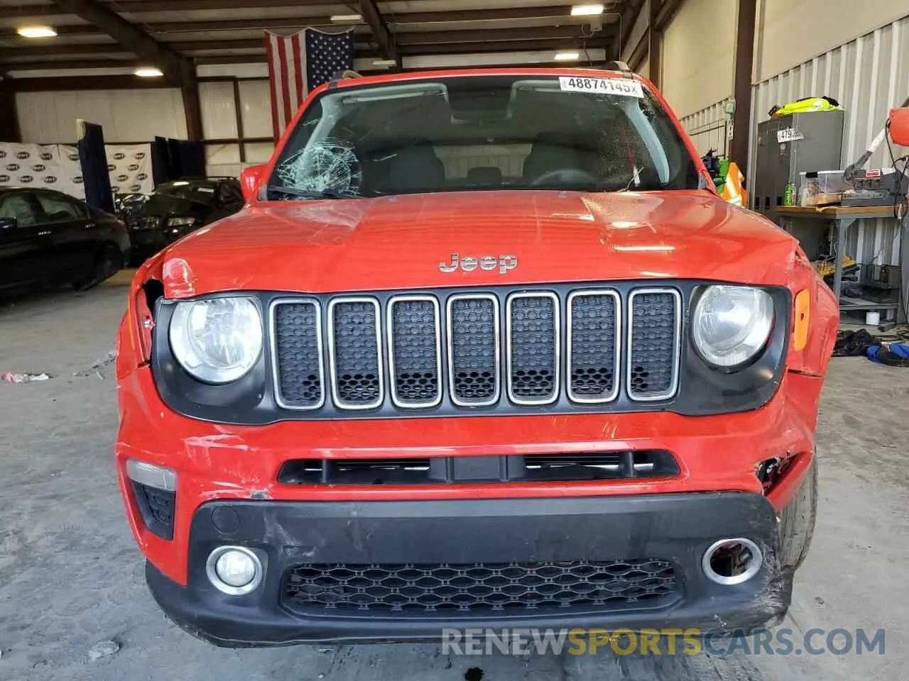 5 fotografías del automóvil dañado ZACNJABB7KPJ77761 JEEP RENEGADE 2019
