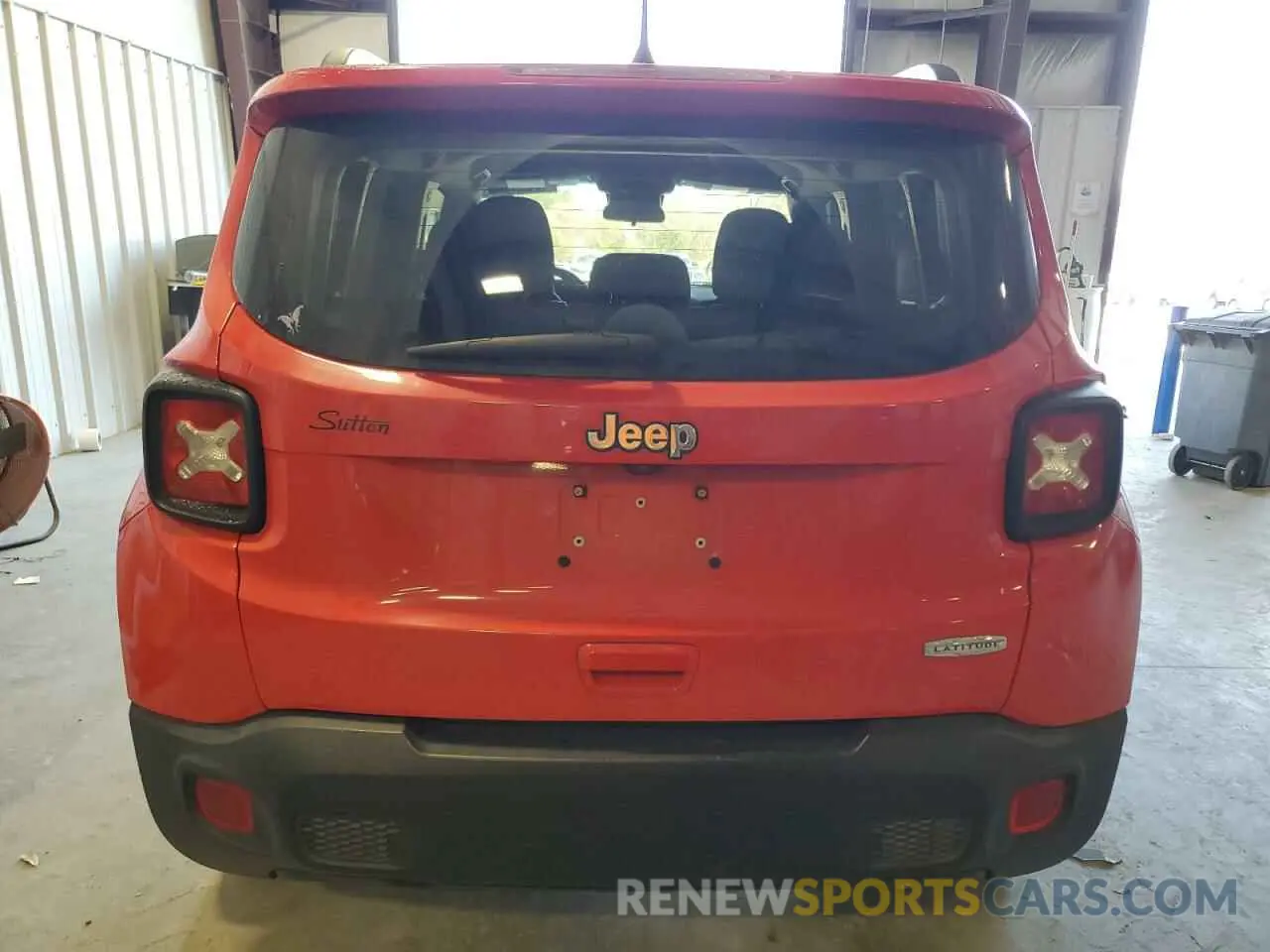 6 fotografías del automóvil dañado ZACNJABB7KPJ77761 JEEP RENEGADE 2019