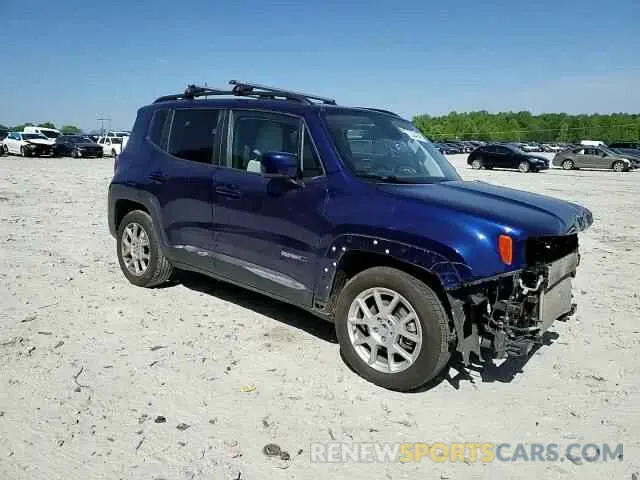 11 fotografías del automóvil dañado ZACNJABB7KPK08362 JEEP RENEGADE 2019