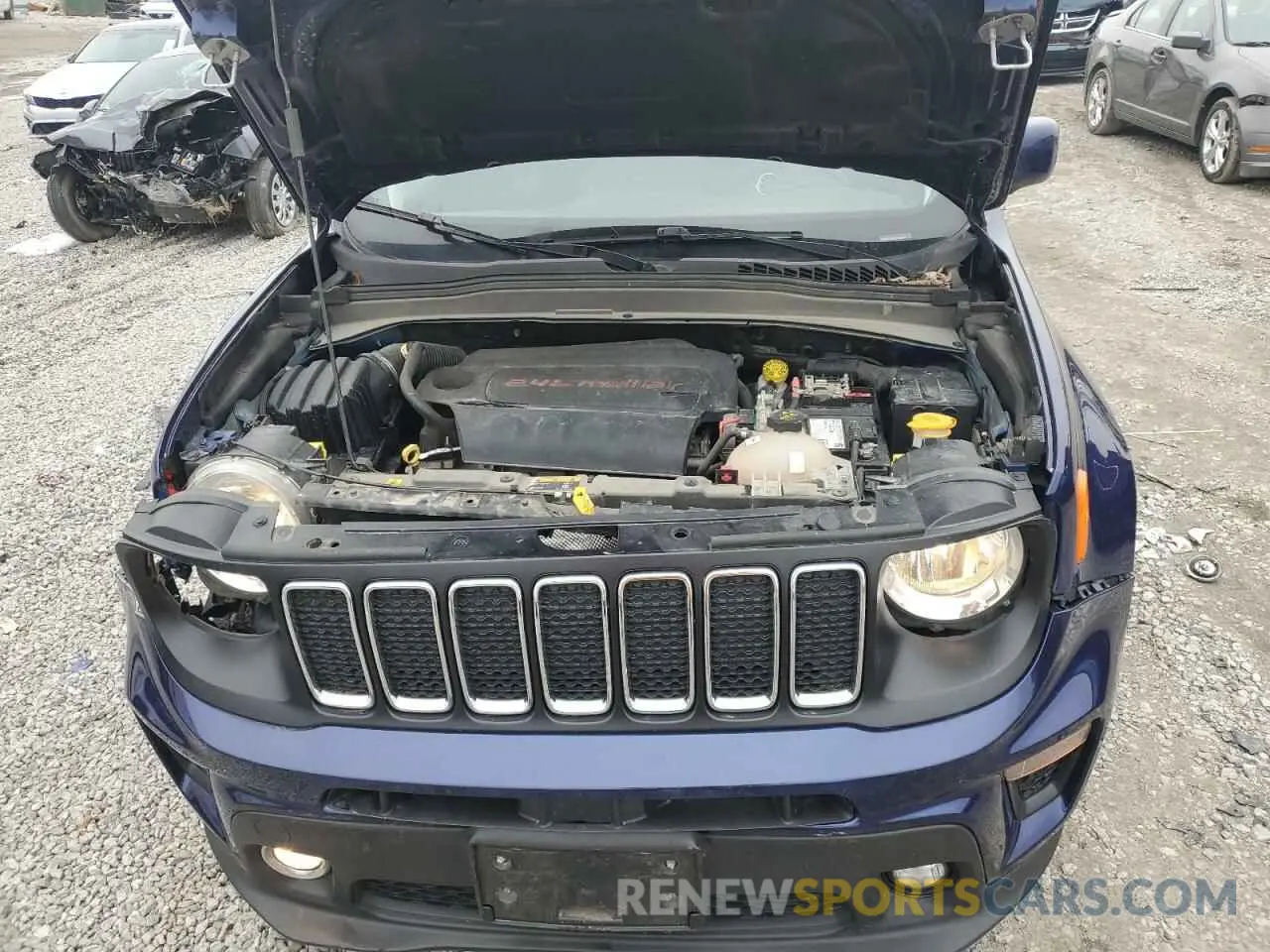 12 fotografías del automóvil dañado ZACNJABB7KPK27591 JEEP RENEGADE 2019