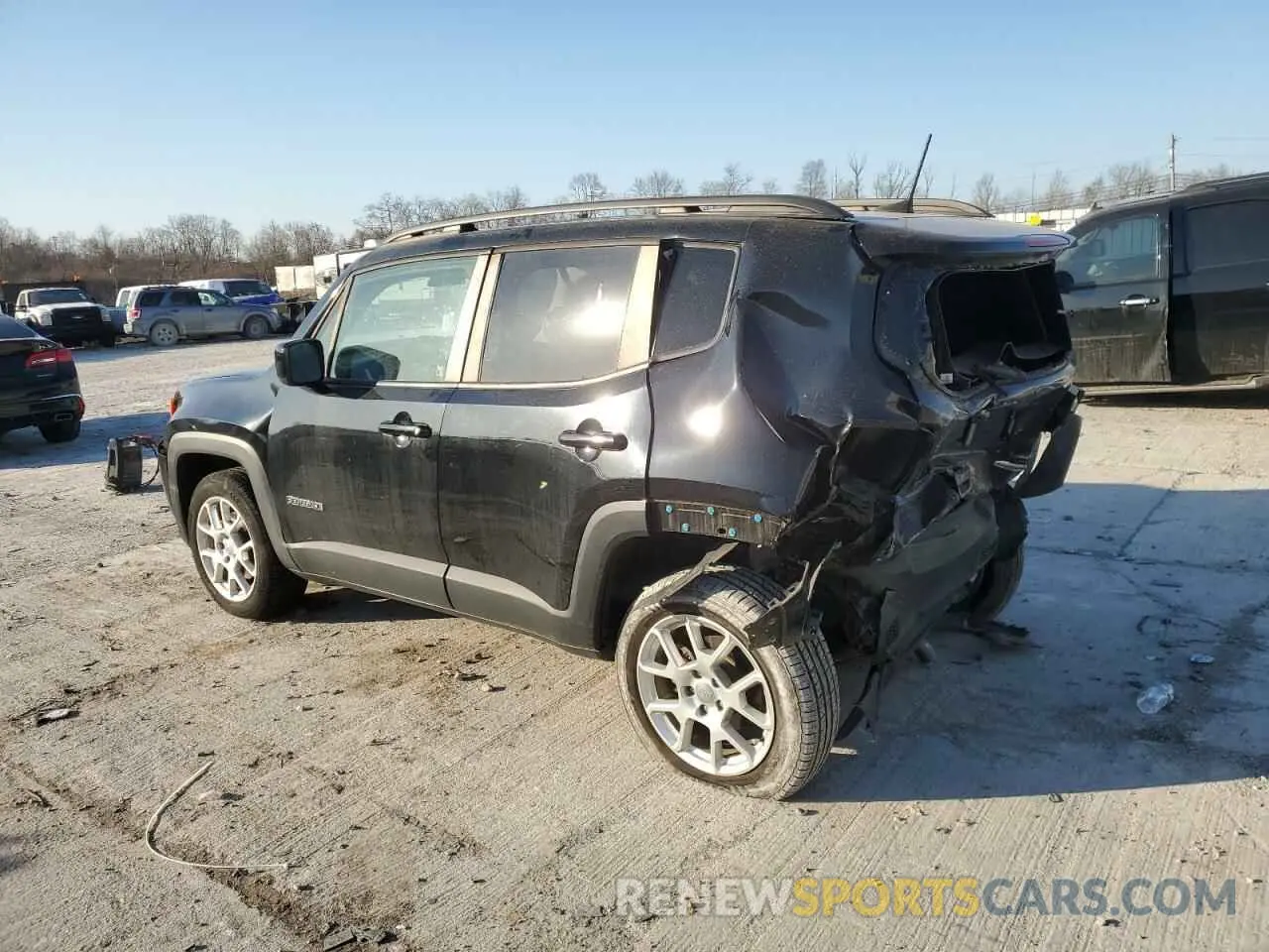 2 fotografías del automóvil dañado ZACNJABB7KPK81893 JEEP RENEGADE 2019
