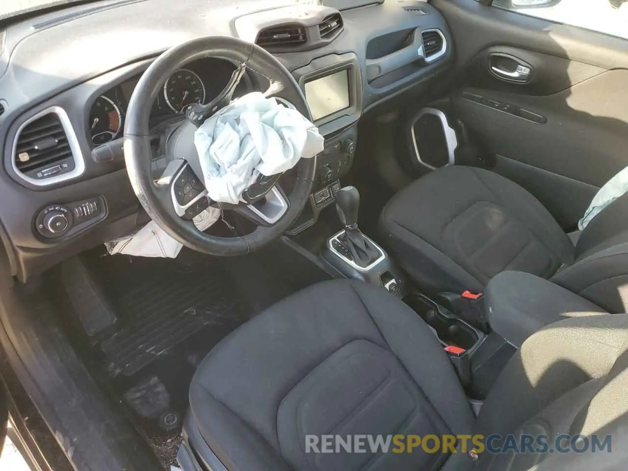8 fotografías del automóvil dañado ZACNJABB7KPK81893 JEEP RENEGADE 2019