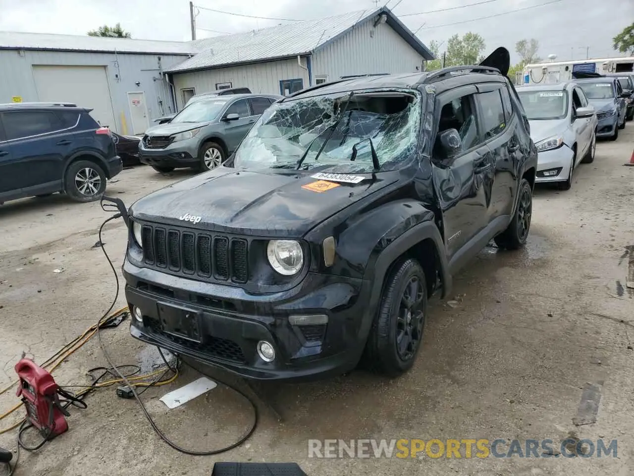 1 fotografías del automóvil dañado ZACNJABB9KPJ77082 JEEP RENEGADE 2019