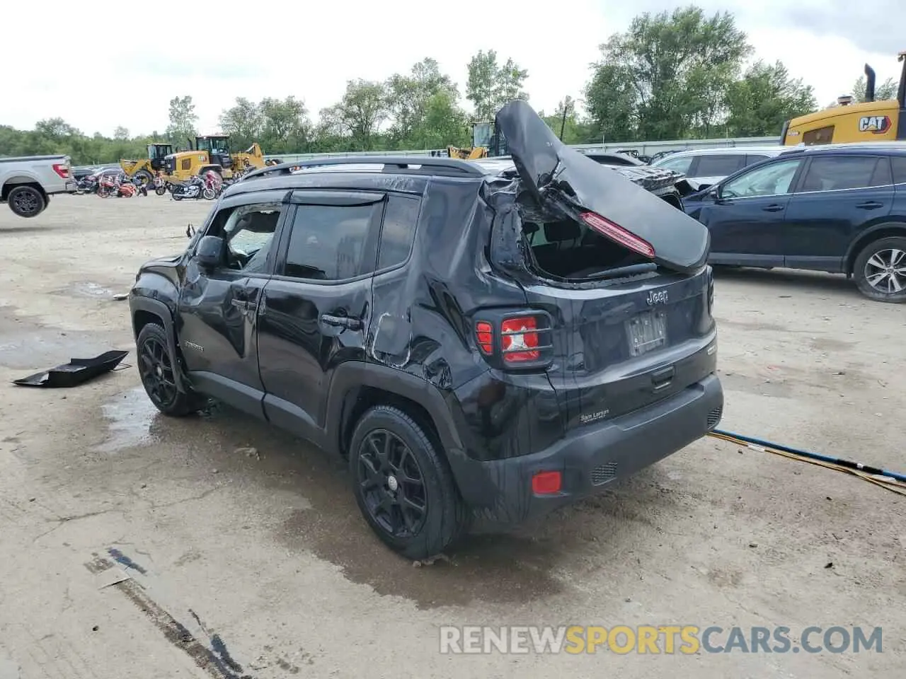 2 fotografías del automóvil dañado ZACNJABB9KPJ77082 JEEP RENEGADE 2019