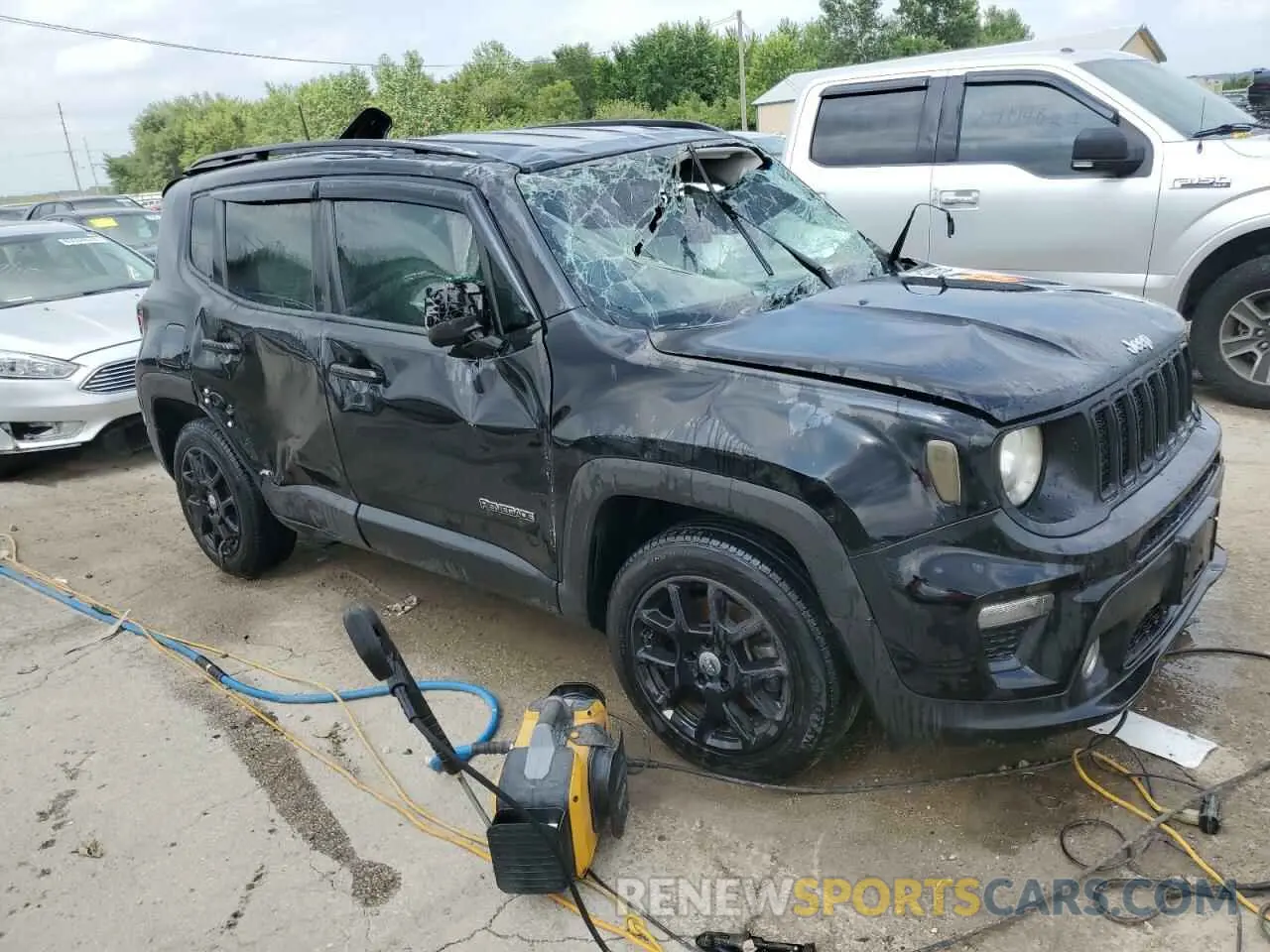 4 fotografías del automóvil dañado ZACNJABB9KPJ77082 JEEP RENEGADE 2019