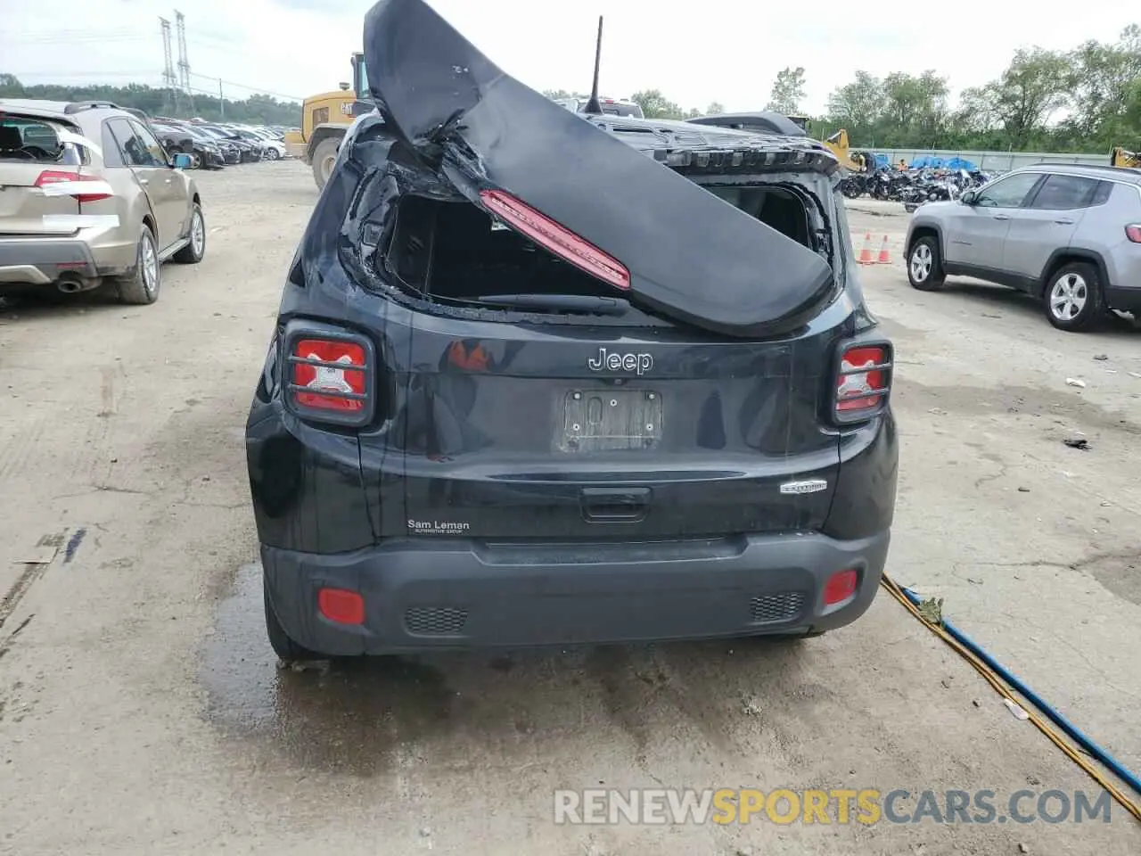 6 fotografías del automóvil dañado ZACNJABB9KPJ77082 JEEP RENEGADE 2019
