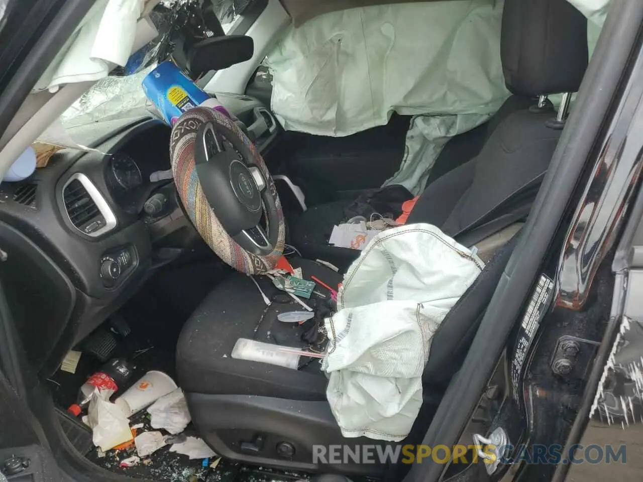 7 fotografías del automóvil dañado ZACNJABB9KPJ77082 JEEP RENEGADE 2019