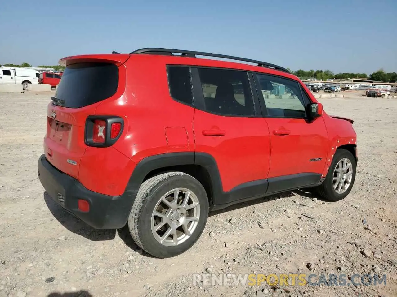 3 fotografías del automóvil dañado ZACNJABB9KPK25499 JEEP RENEGADE 2019
