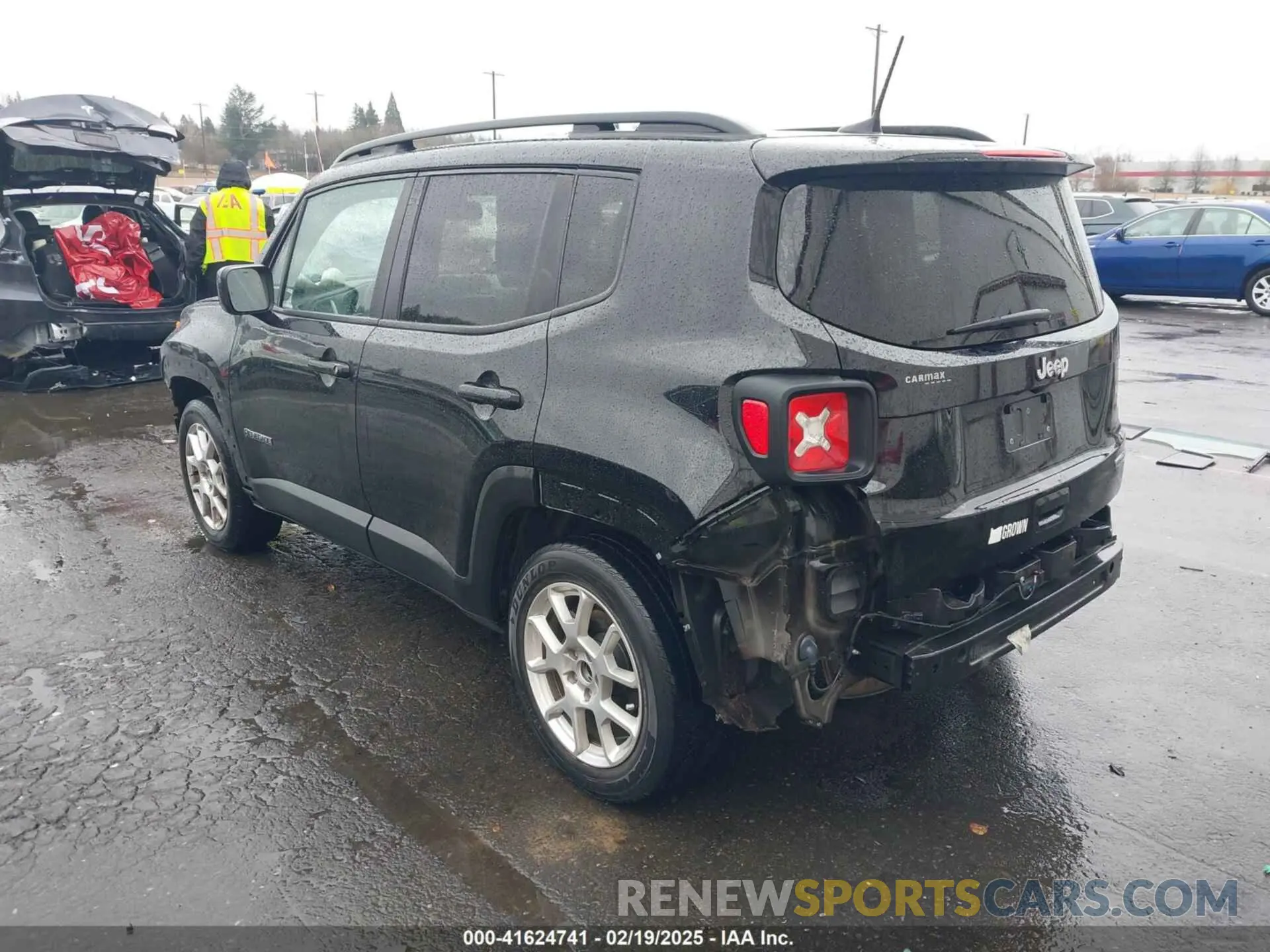 3 fotografías del automóvil dañado ZACNJABBXKPK02474 JEEP RENEGADE 2019