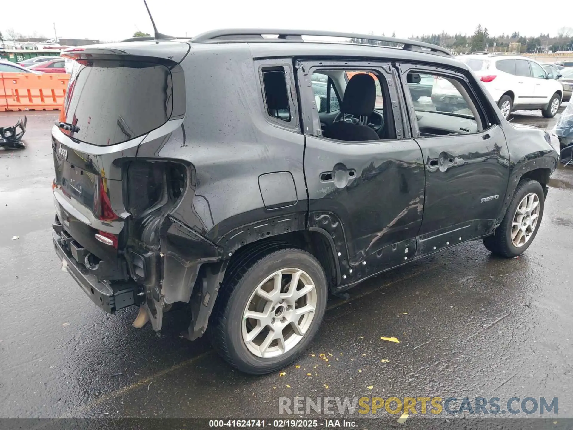 4 fotografías del automóvil dañado ZACNJABBXKPK02474 JEEP RENEGADE 2019