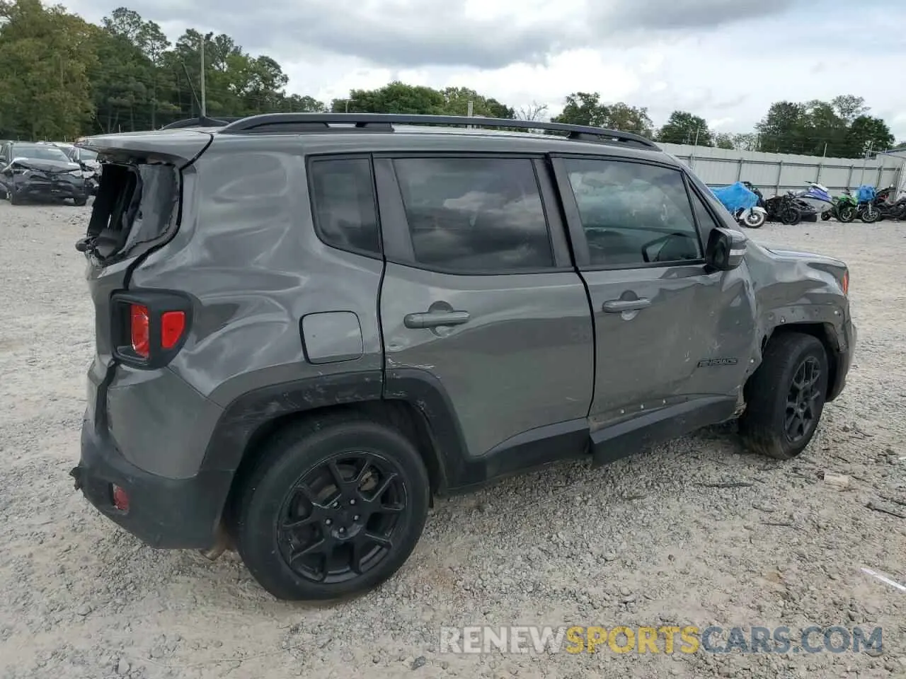 3 fotografías del automóvil dañado ZACNJABBXKPK42652 JEEP RENEGADE 2019
