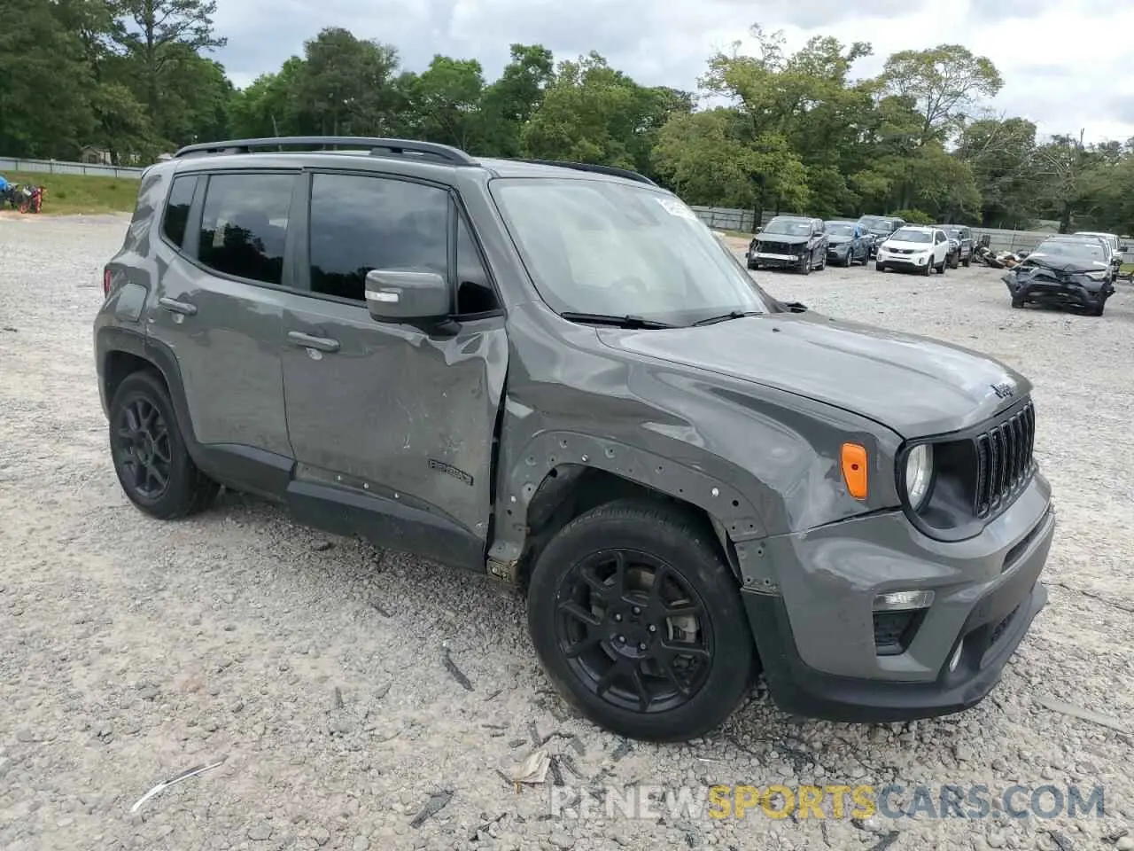 4 fotografías del automóvil dañado ZACNJABBXKPK42652 JEEP RENEGADE 2019