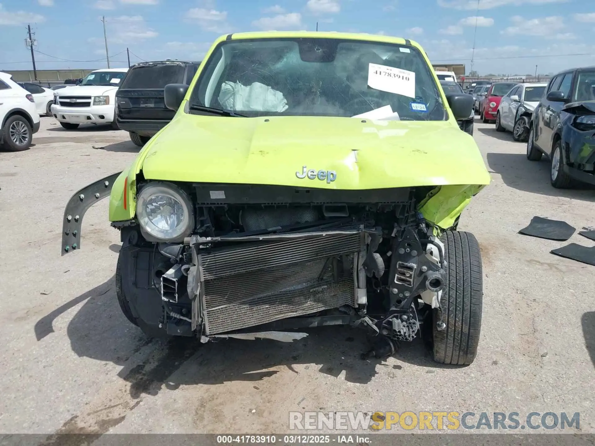 6 fotografías del automóvil dañado ZACNJBAB0KPJ74109 JEEP RENEGADE 2019