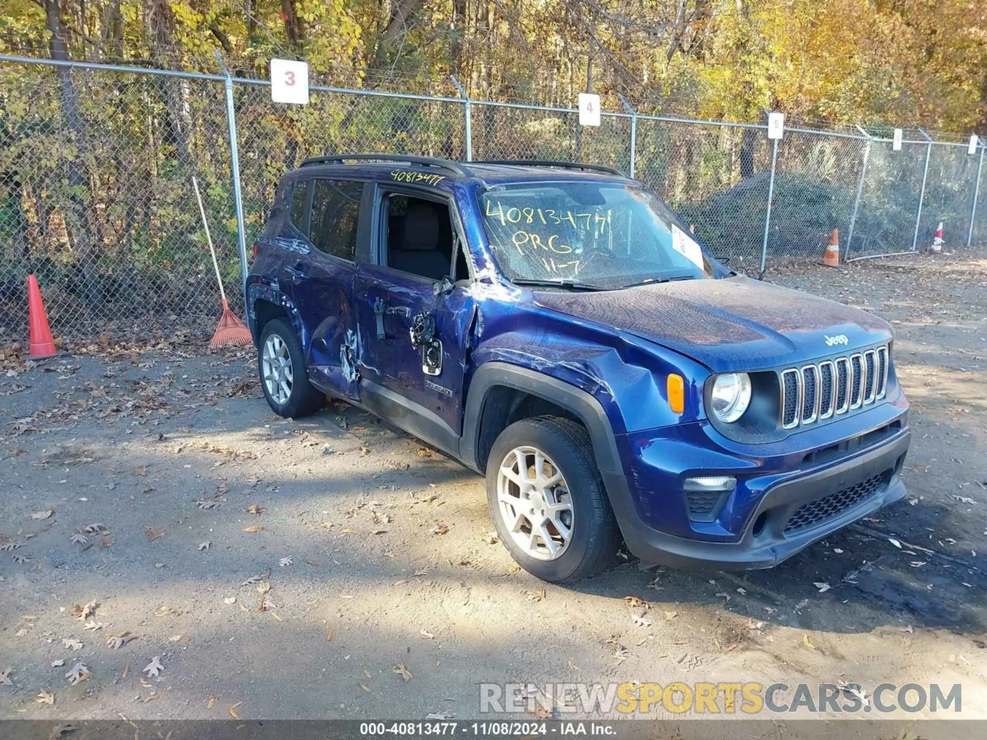 1 fotografías del automóvil dañado ZACNJBAB0KPK15497 JEEP RENEGADE 2019