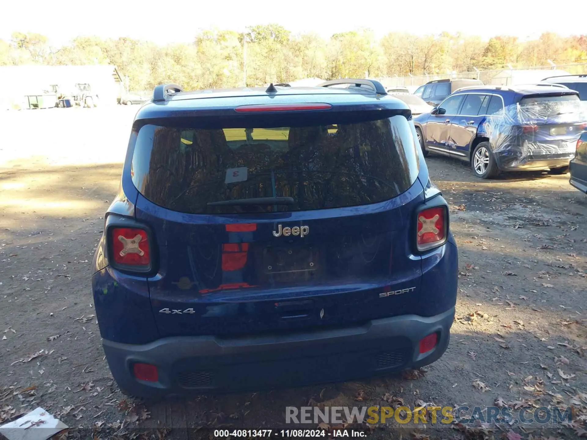 17 fotografías del automóvil dañado ZACNJBAB0KPK15497 JEEP RENEGADE 2019